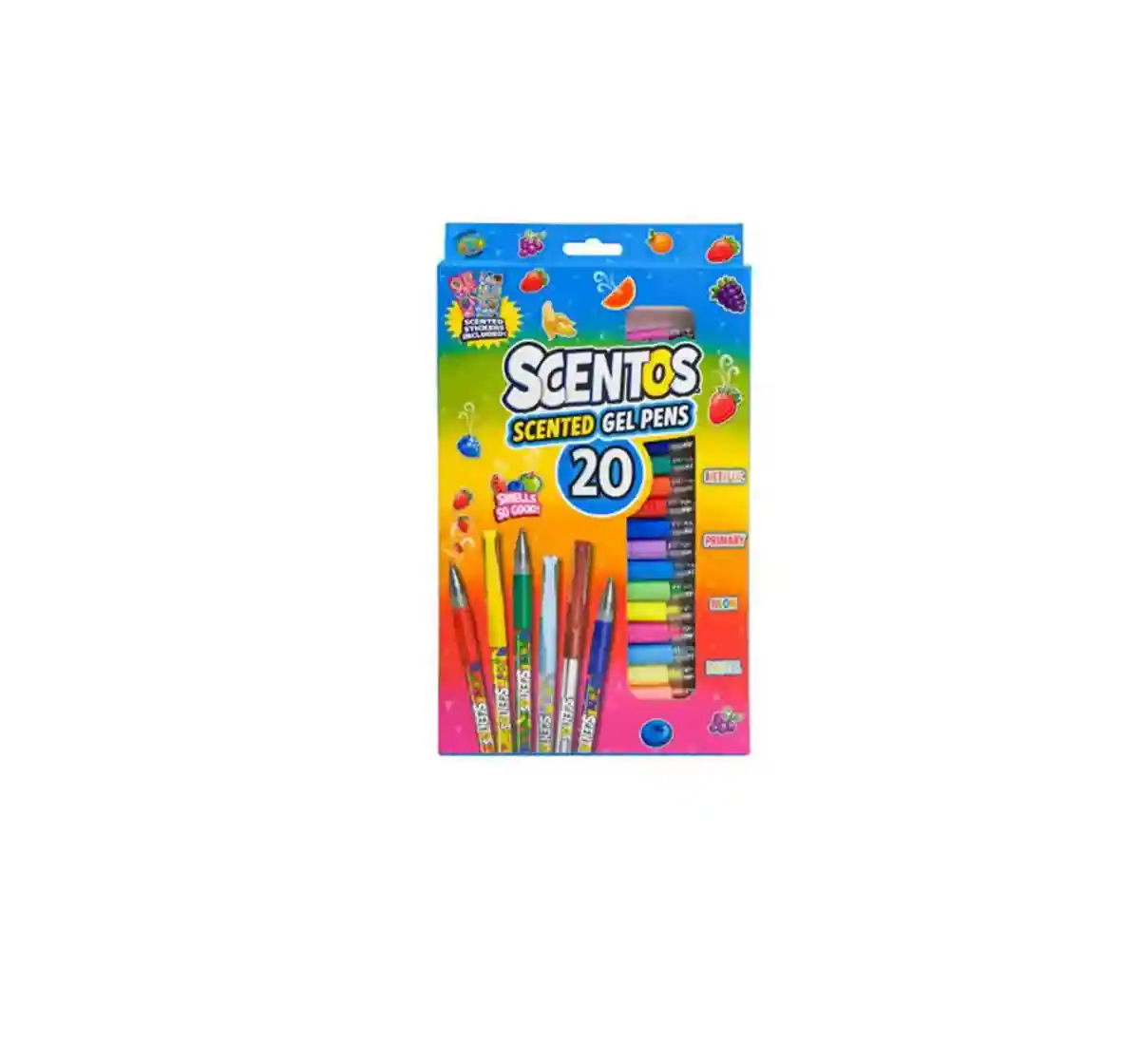 Scentos 20 Gel Pens, 3Y+
