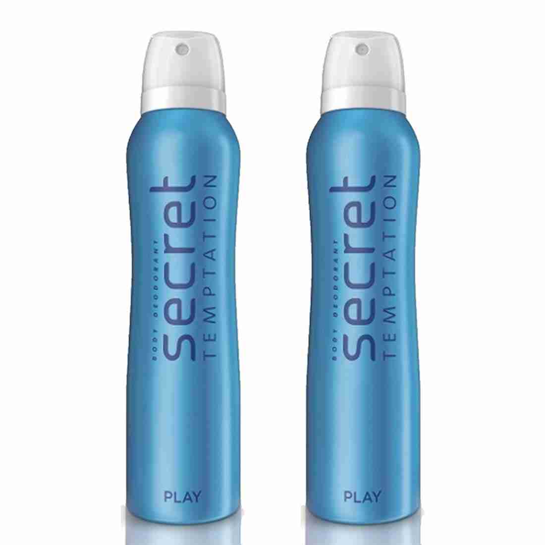Secret Temptation Play Deodorant Combo for Women Pack of 2 150ml