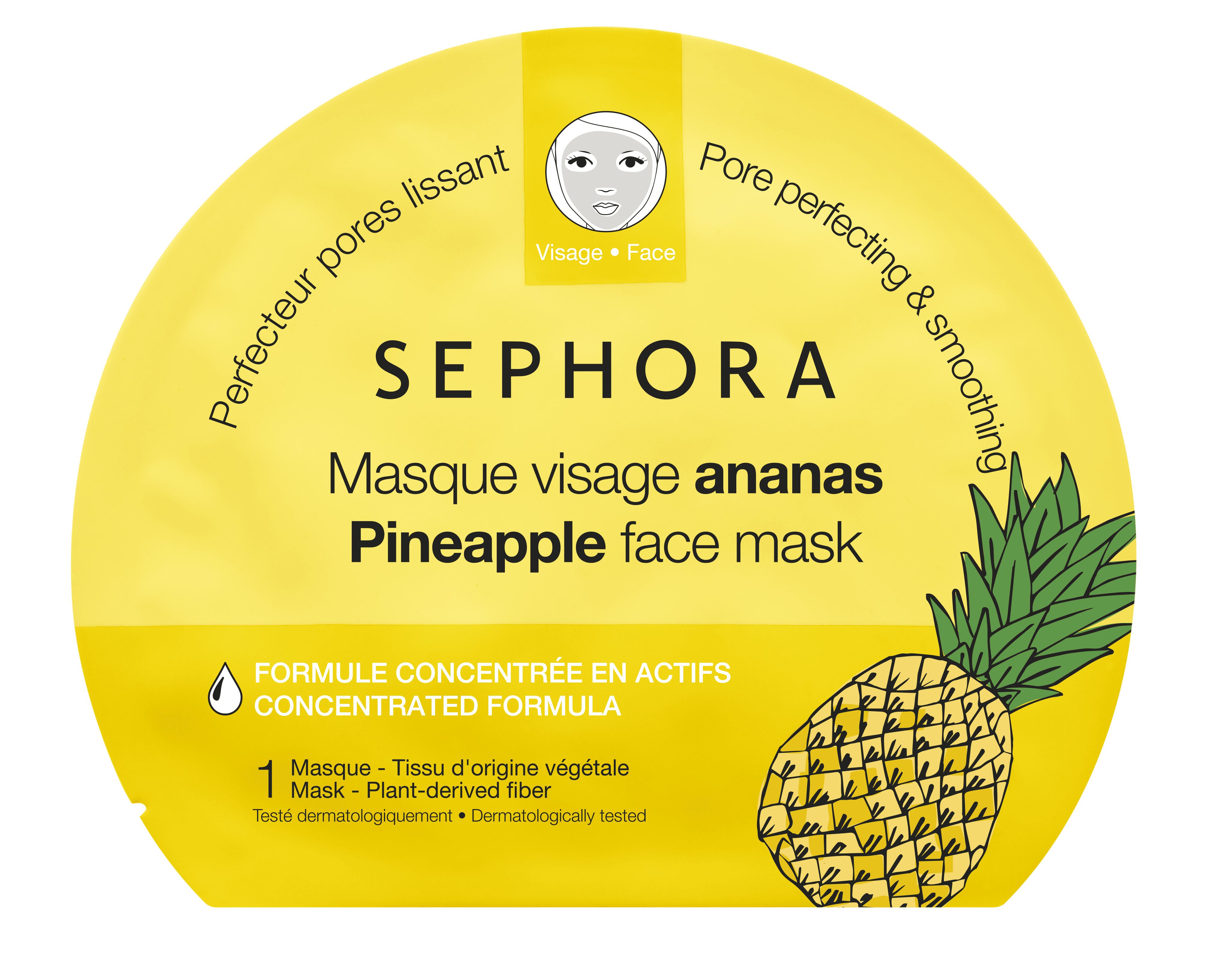 Colorful Face Mask • Pineapple
