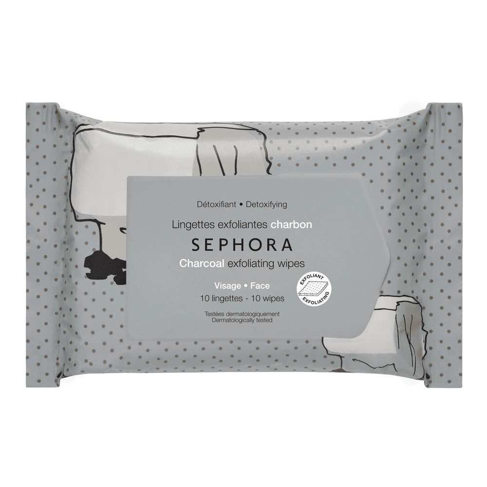 Original Exfoliating Face Wipes (Mini) • Charcoal