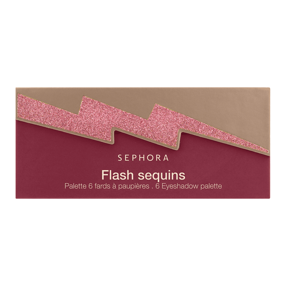 Flash Sequins Eyeshadow Palette • 02 Brown & Purple