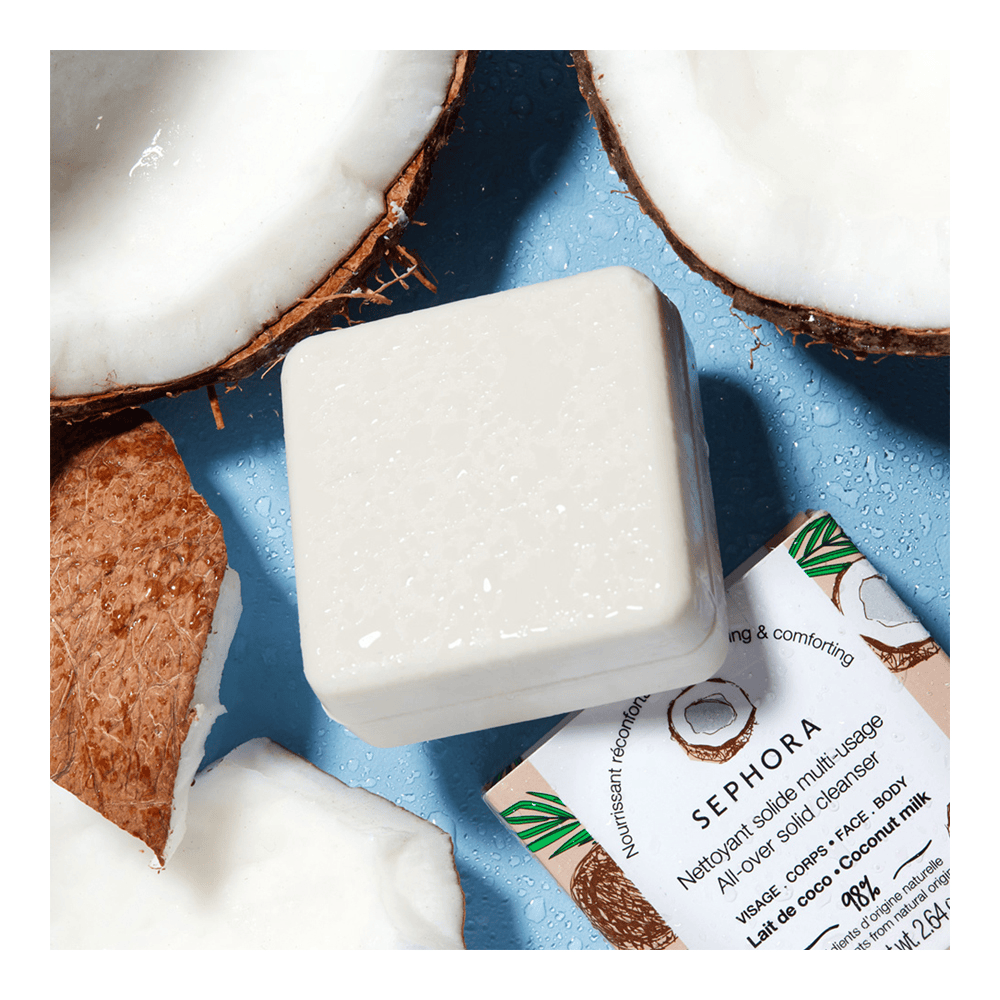 All-Over Face & Body Solid Cleanser • Coconut Milk
