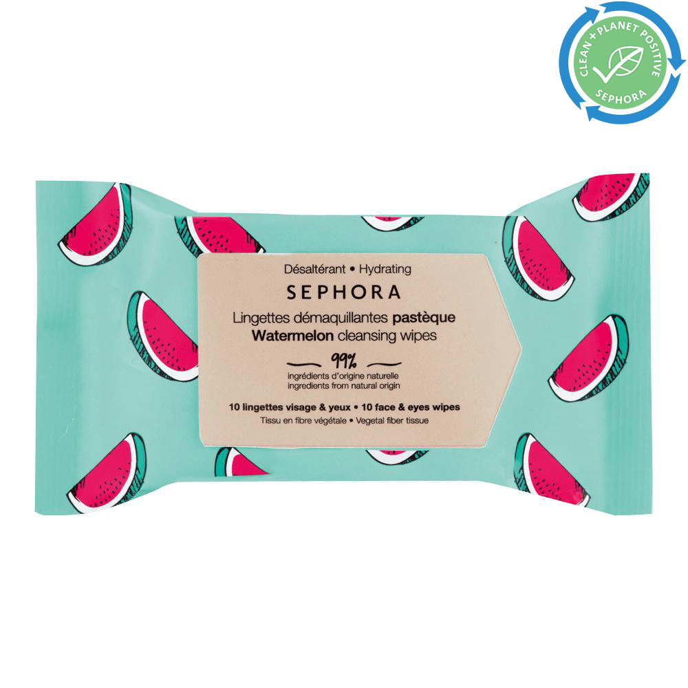 Mini Cleansing Face Wipes • Watermelon