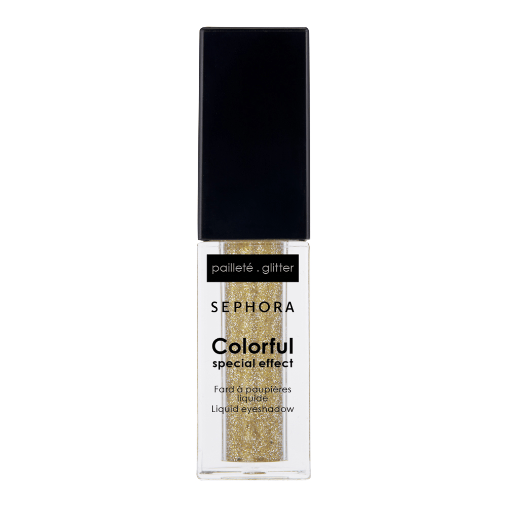 Colorful Special Effect Liquid Eyeshadow • 08 Glitzy Gold (Glitter Effect)