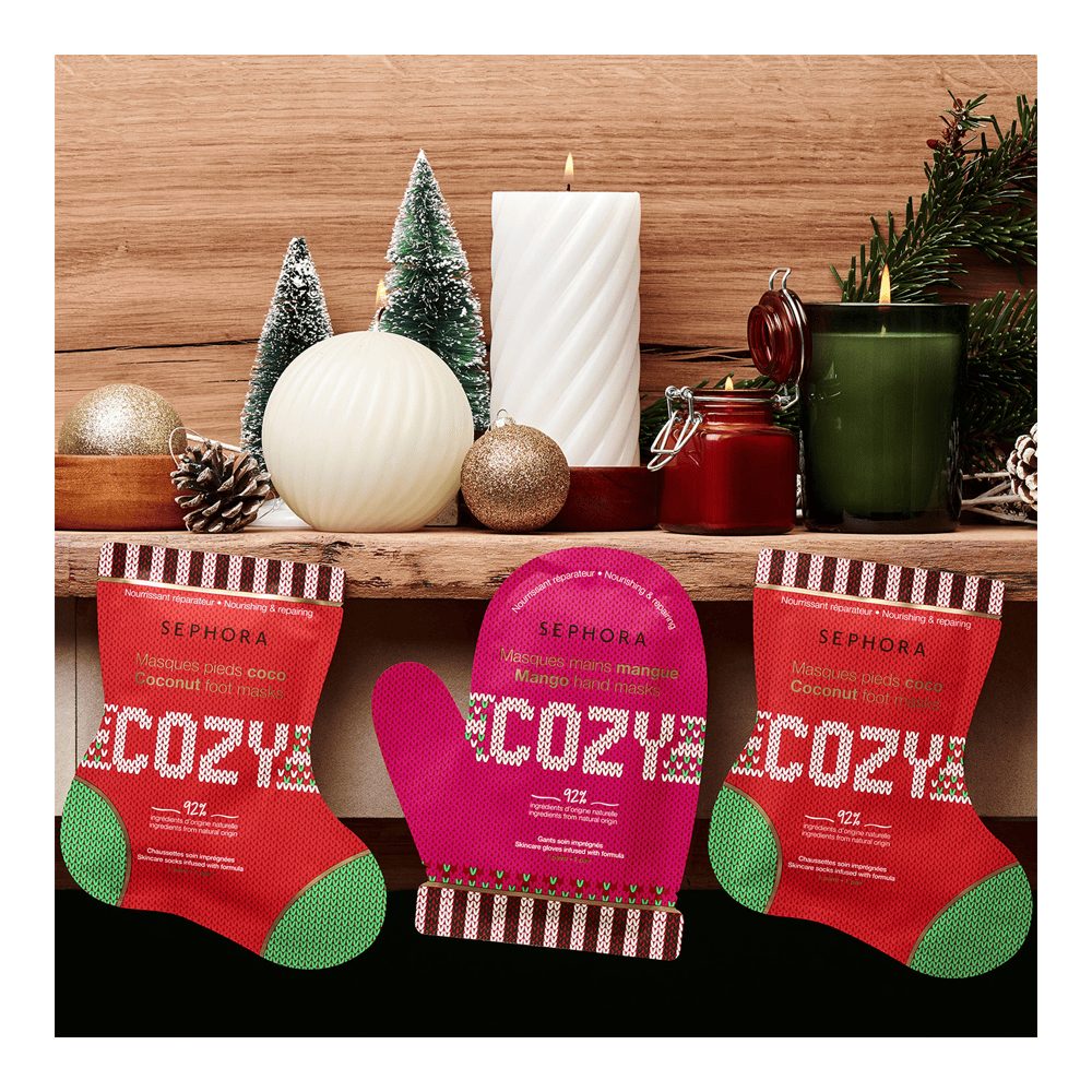 Holiday Vibes Coconut Foot Masks (Limited Edition) • 2 Pieces