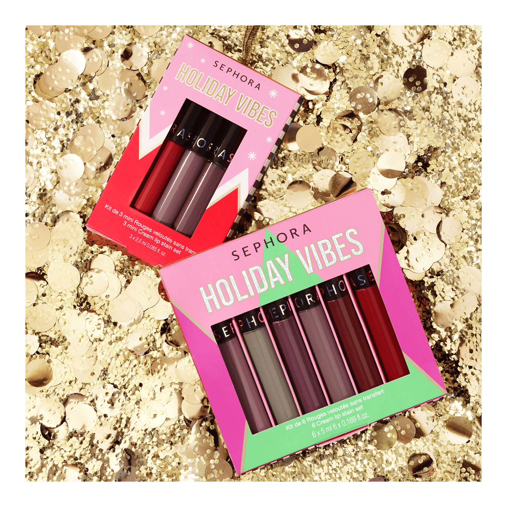 Holiday Vibes Mini Cream Lip Stain Set (Limited Edition)