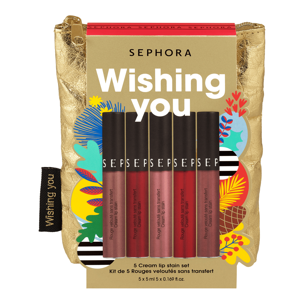 Wishing You Set Of 5 Cream Lip Stain (Holiday Limited Edition)