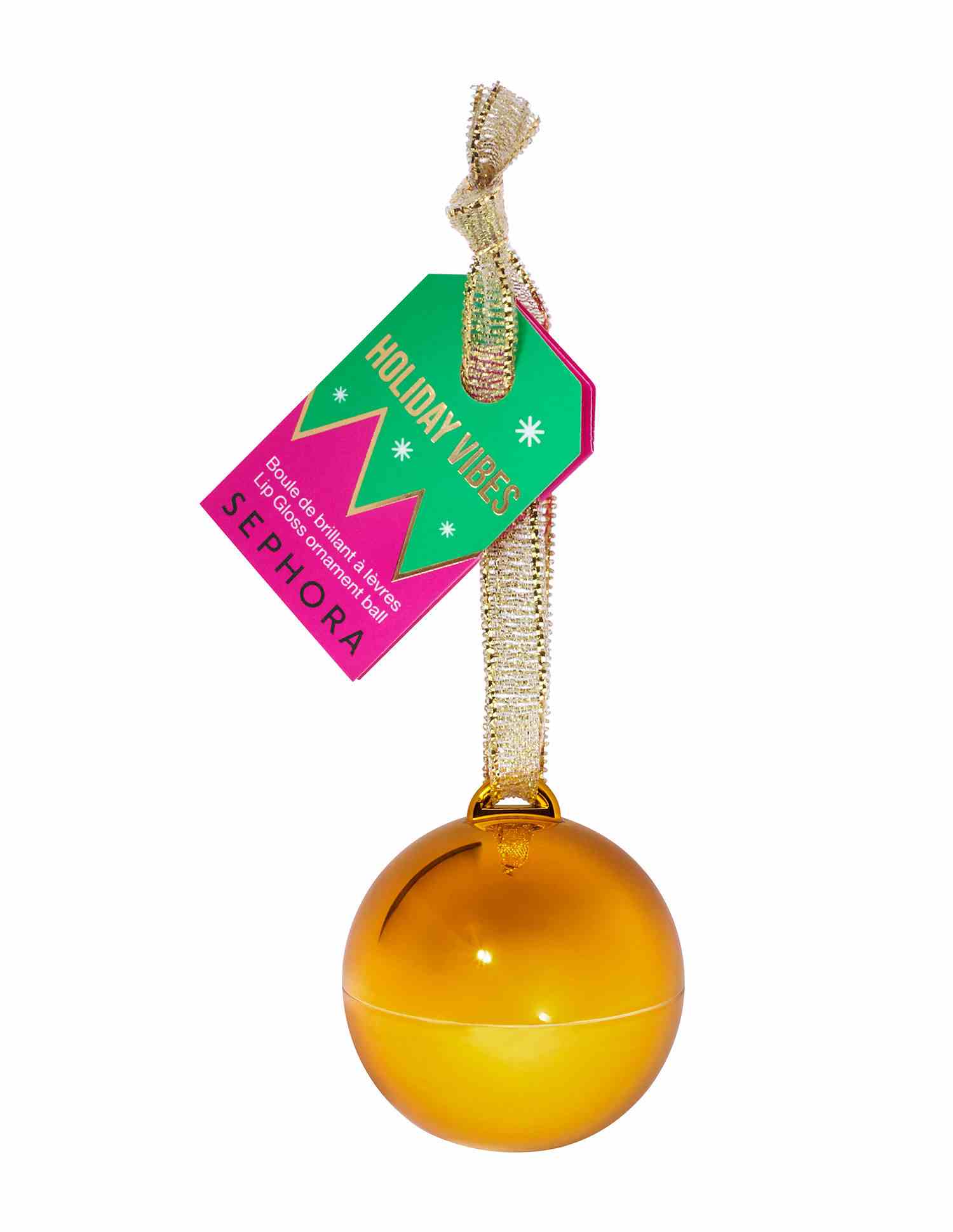 Holiday Vibes Lip Gloss Ball OrnamentLimited Edition • 5g