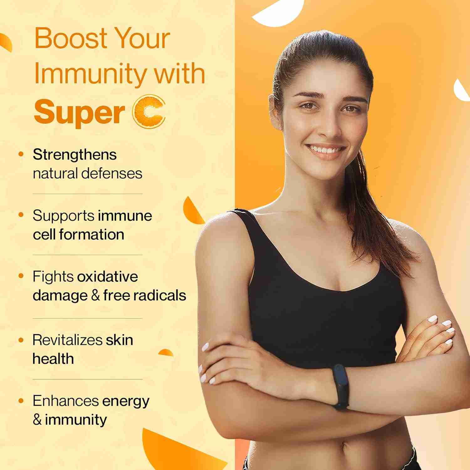 Setu Vitamin C: Fizz - 30 Effervescent Tablets (Pack of 2) | Amla Extract and Zinc, Boost Immunity, Skin | Orange Flavour