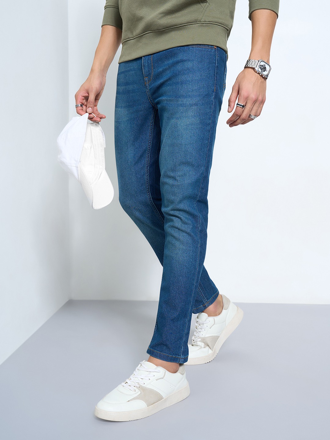 Blue Greencast Skinny Fit Jeans