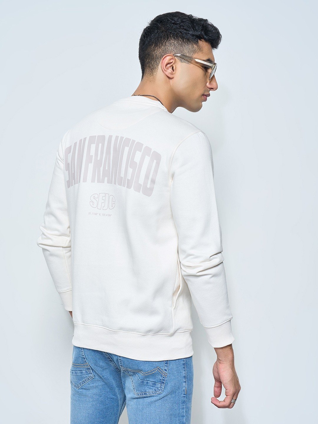 Off-White Typographic Print Sweatshirt