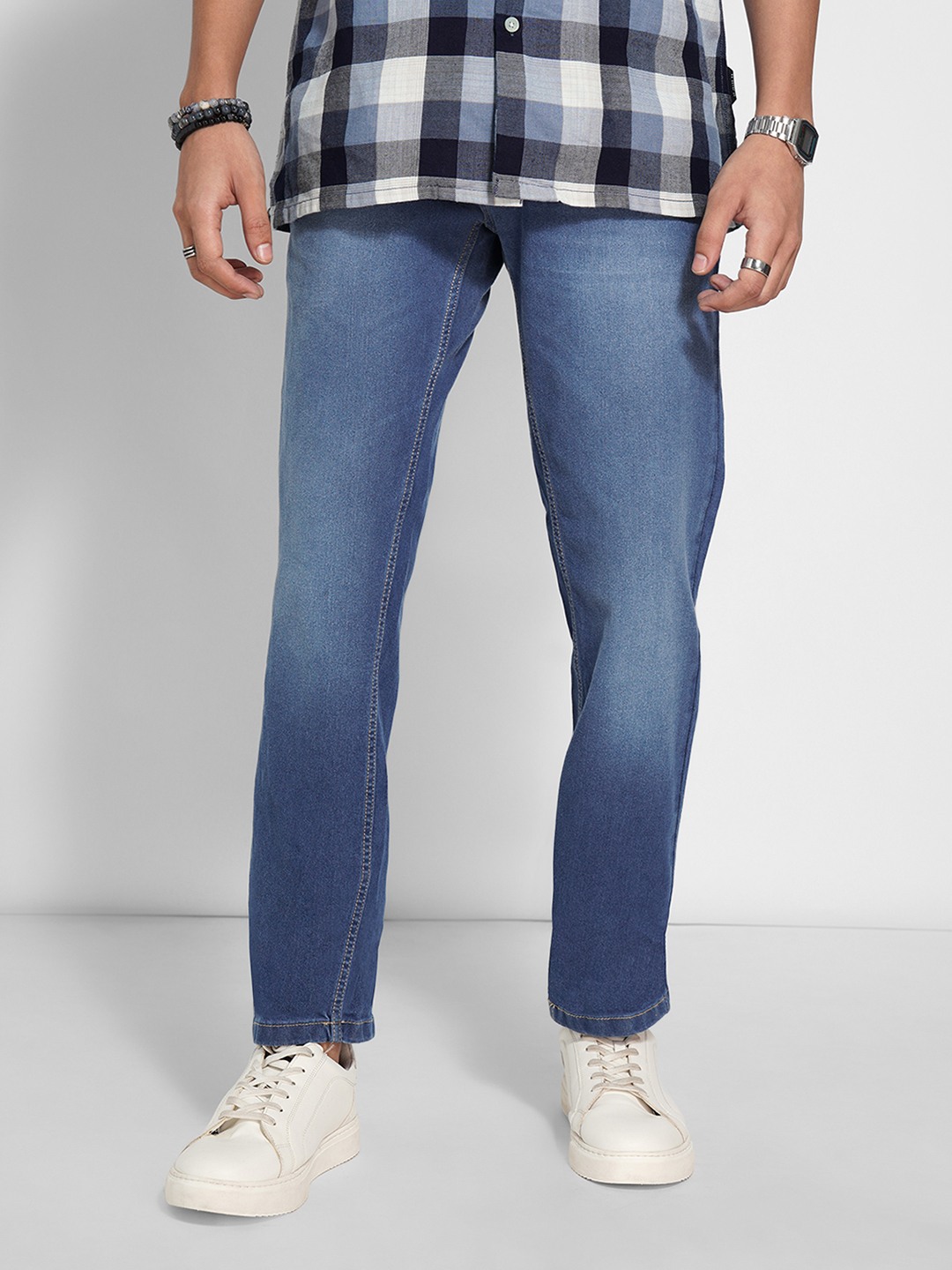 Blue Fade Slim Fit Jeans