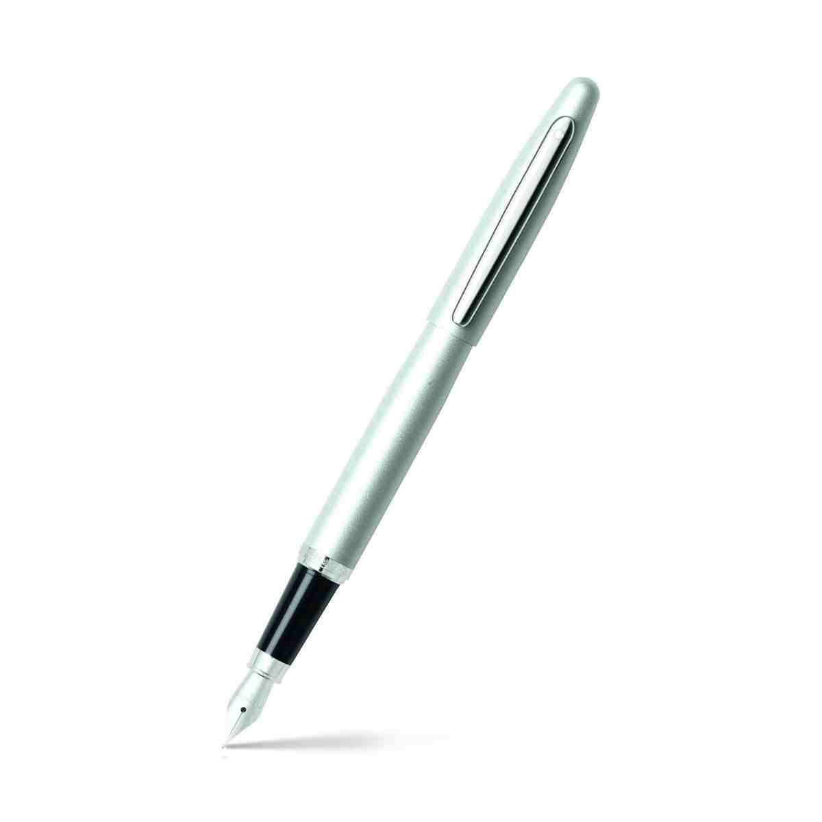 Sheaffer 9400 VFM Fountain Pen (Medium) Silver with Chrome-Plated Trim