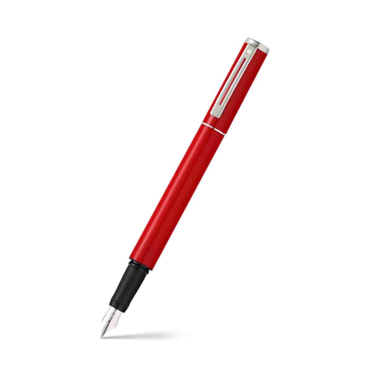 Sheaffer 9207 Pop Fountain Pen (Medium) Red with Chrome-Plated Trim