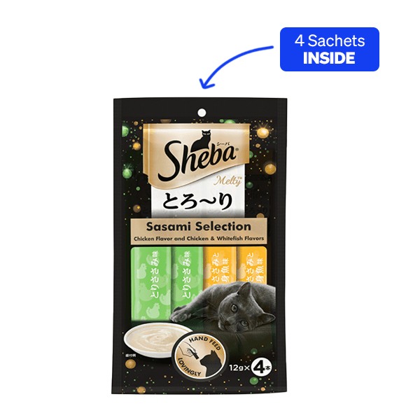 Sheba Melty Premium Sasami Selection - 48 g (4 Sachets)