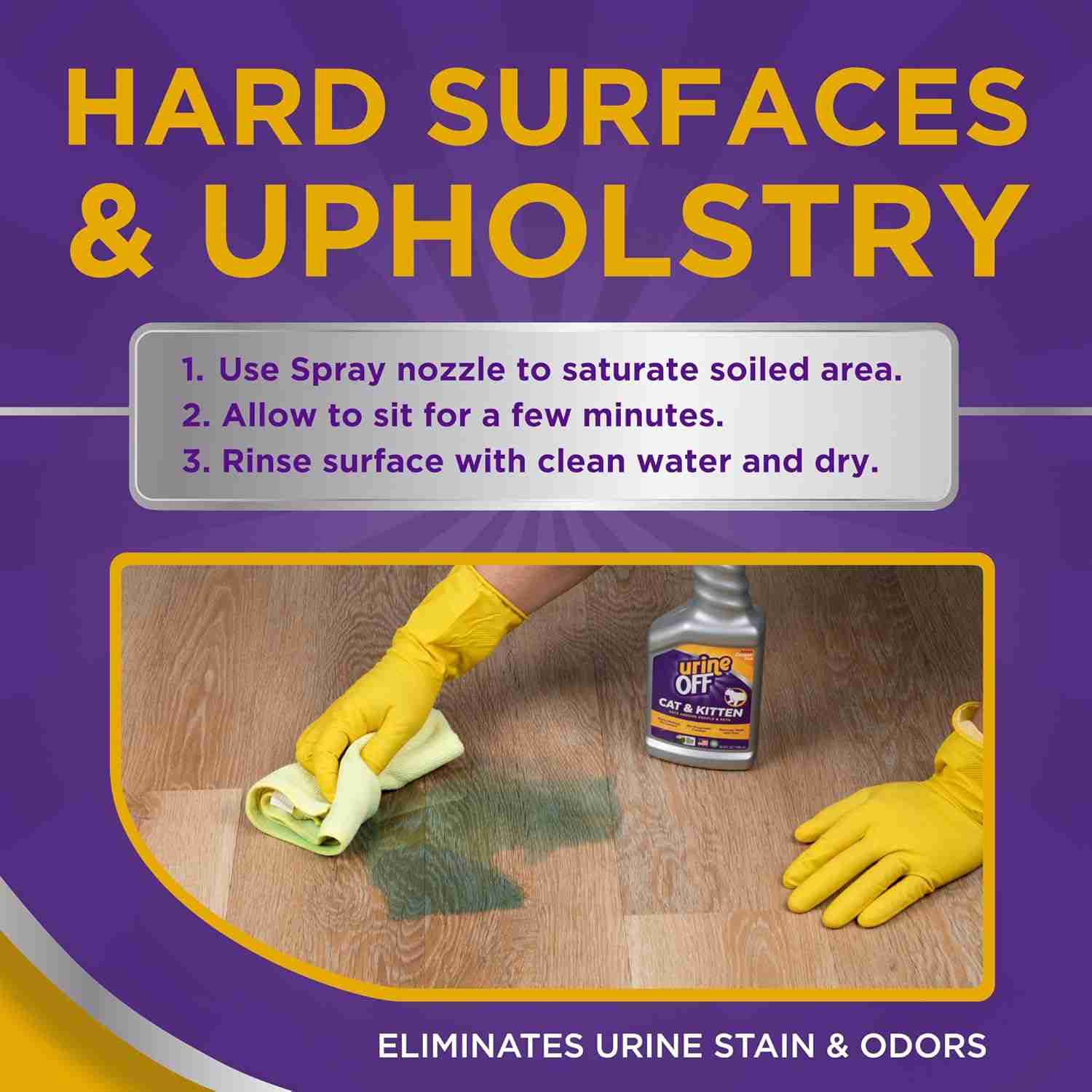 Urine Off Odour & Stain Remover Spray for Cat & Kitten