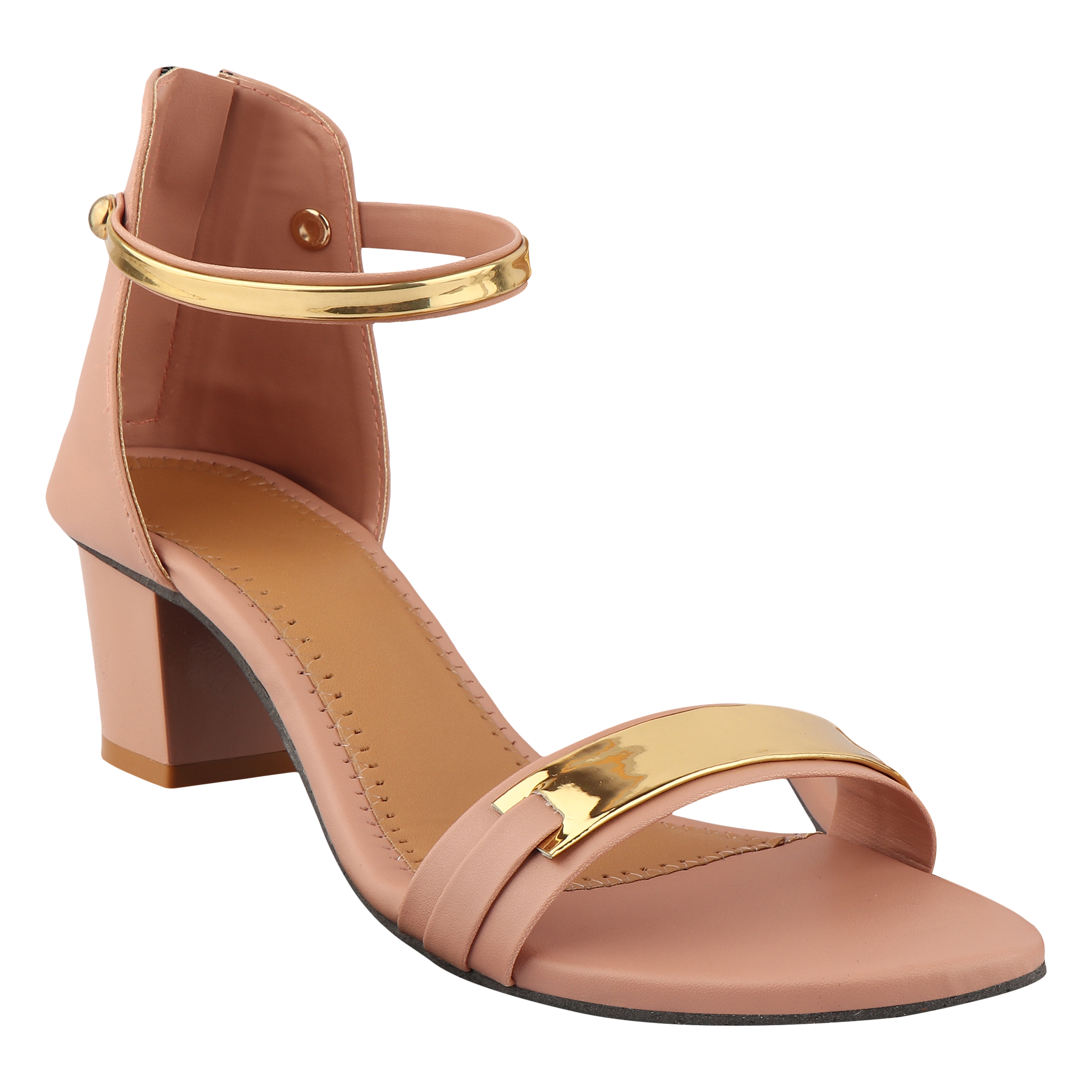 Buy Gold-Toned Heeled Sandals for Women by Inc.5 Online | Ajio.com