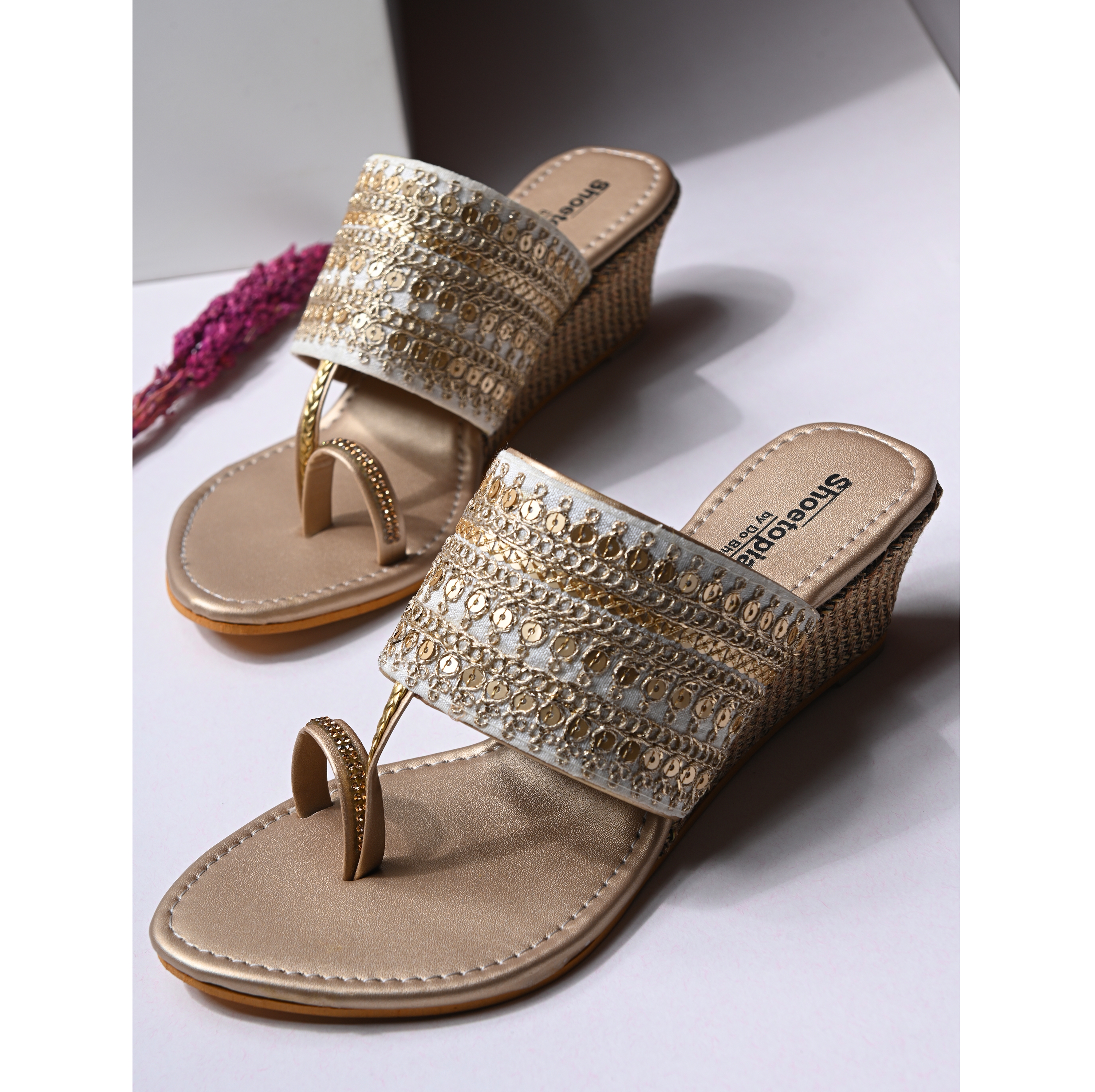 Catwalk Women Gold-Toned Embellished Heels (6) : Amazon.in: Shoes & Handbags