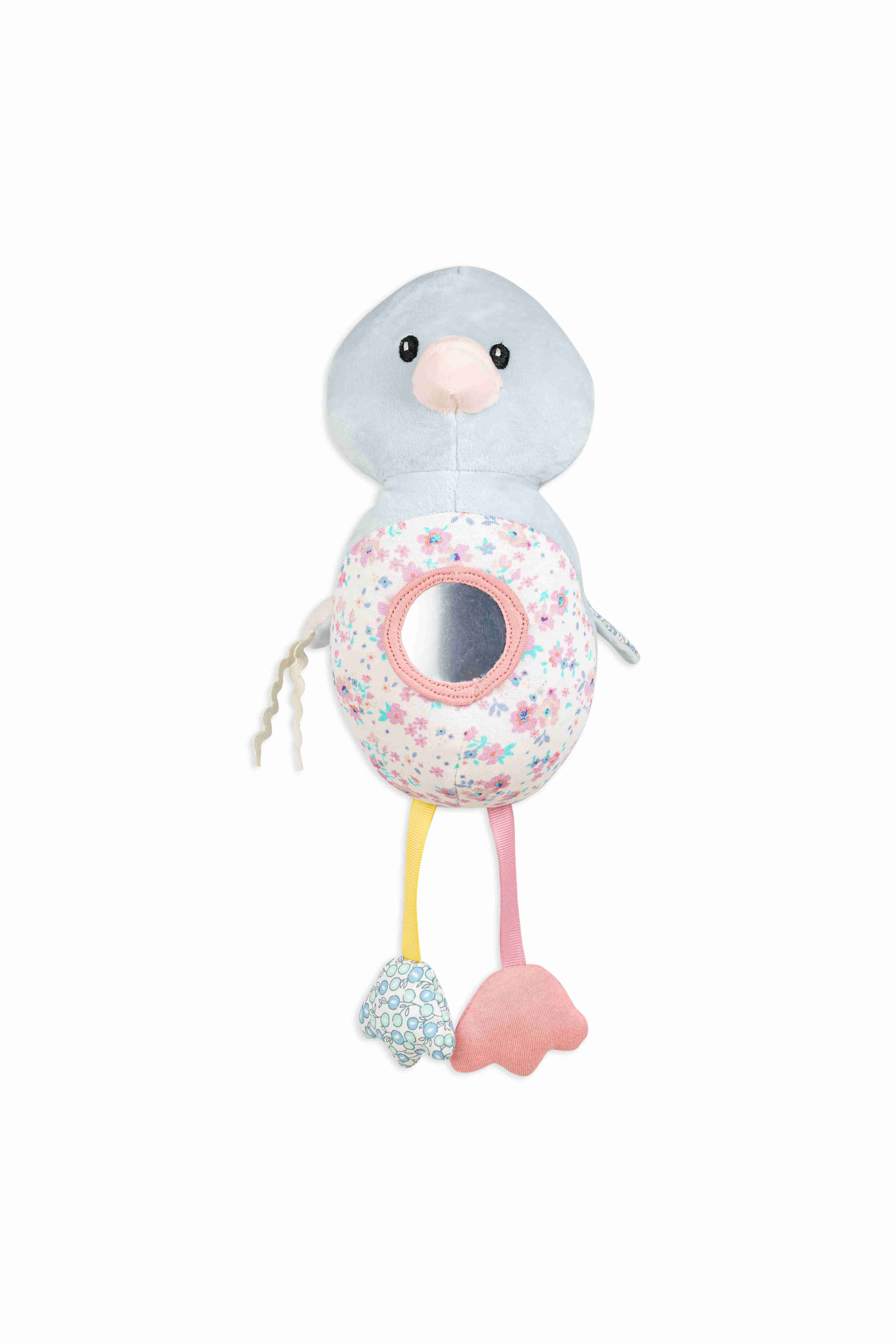 Shooting Star Nestling Bird Toy Multicolour - Blue, Pink, White