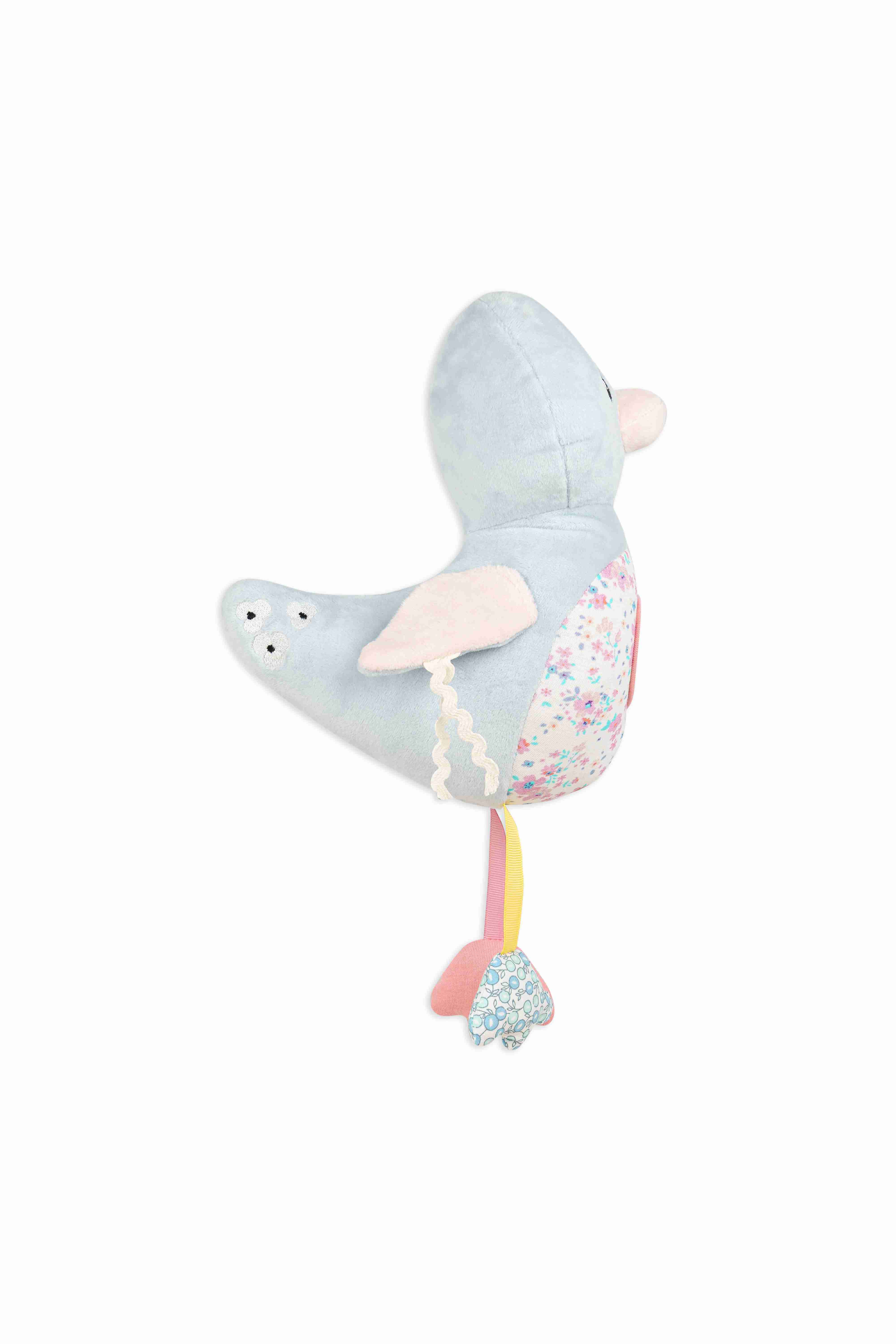 Shooting Star Nestling Bird Toy Multicolour - Blue, Pink, White