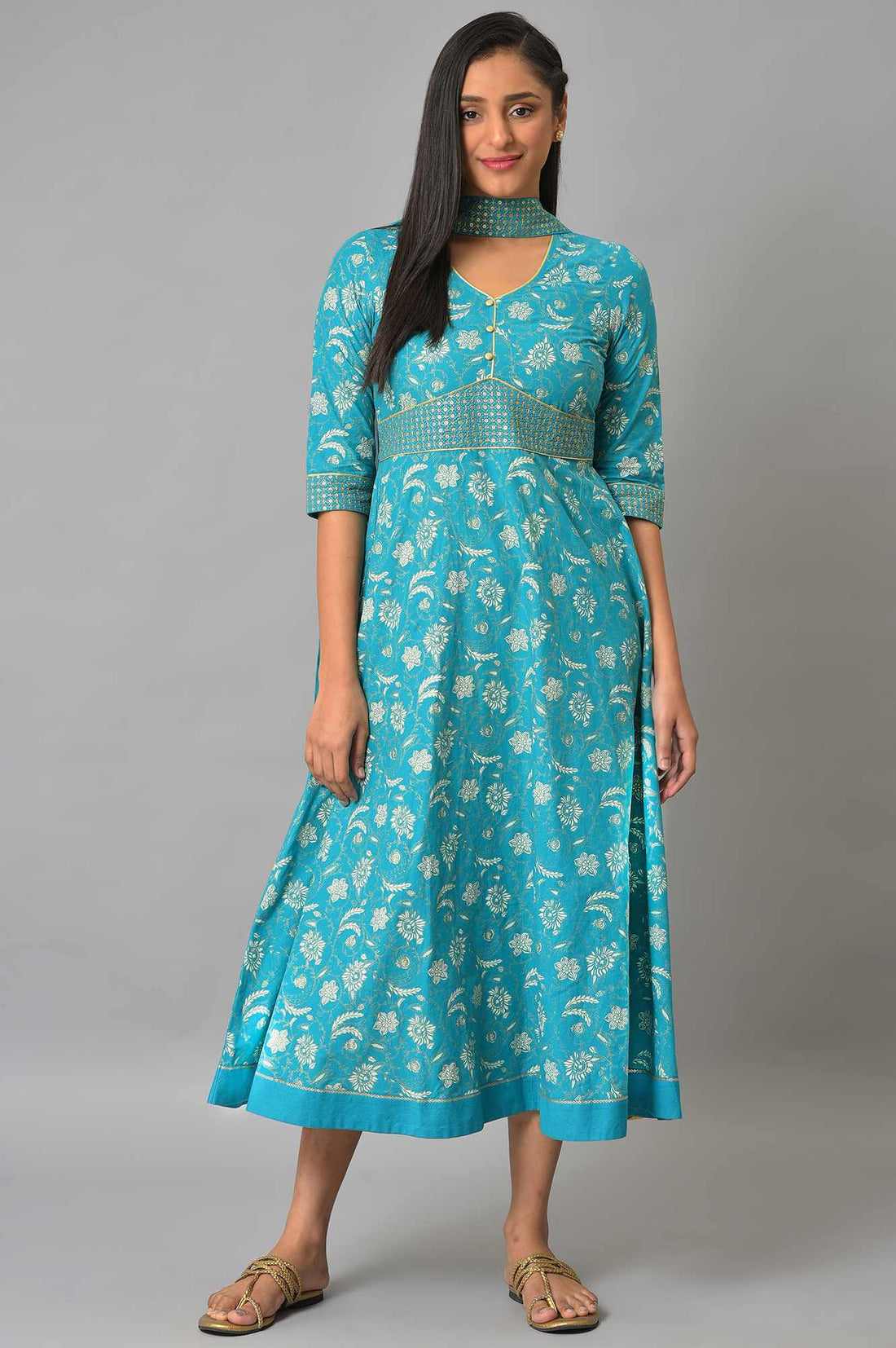 AURELIA LADIES WESTERN KURTI 3PCS SET