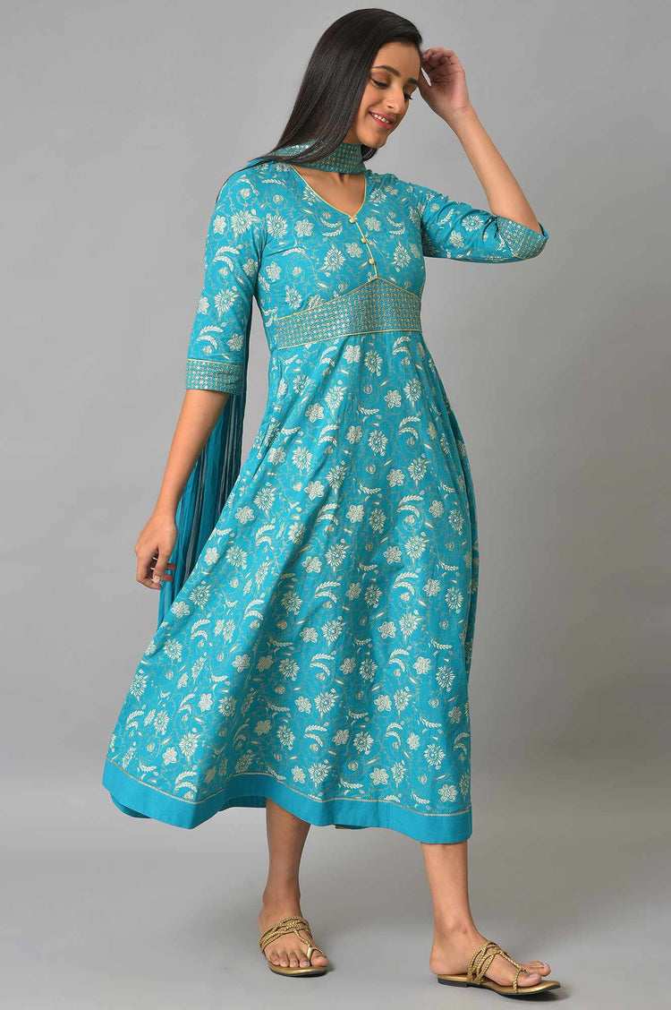 AURELIA LADIES WESTERN KURTI 3PCS SET