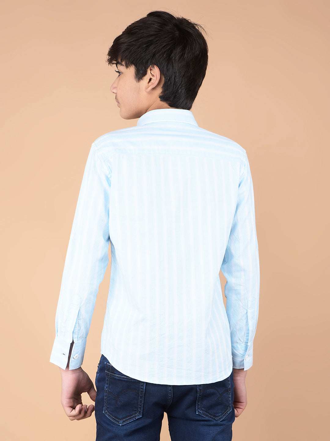 CRIMSOUNE CLUB BOYS SHIRT BLUE