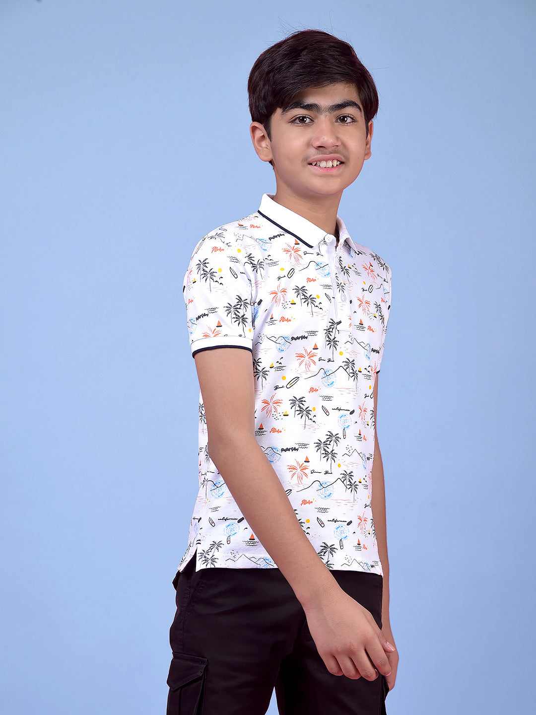 CRIMSOUNE CLUB BOYS T-SHIRT WHITE