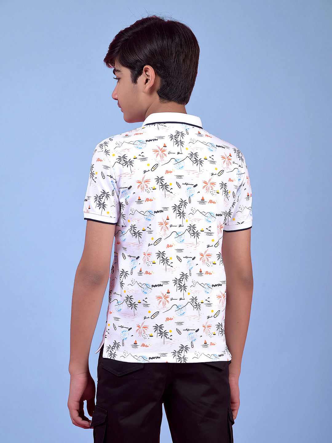 CRIMSOUNE CLUB BOYS T-SHIRT WHITE