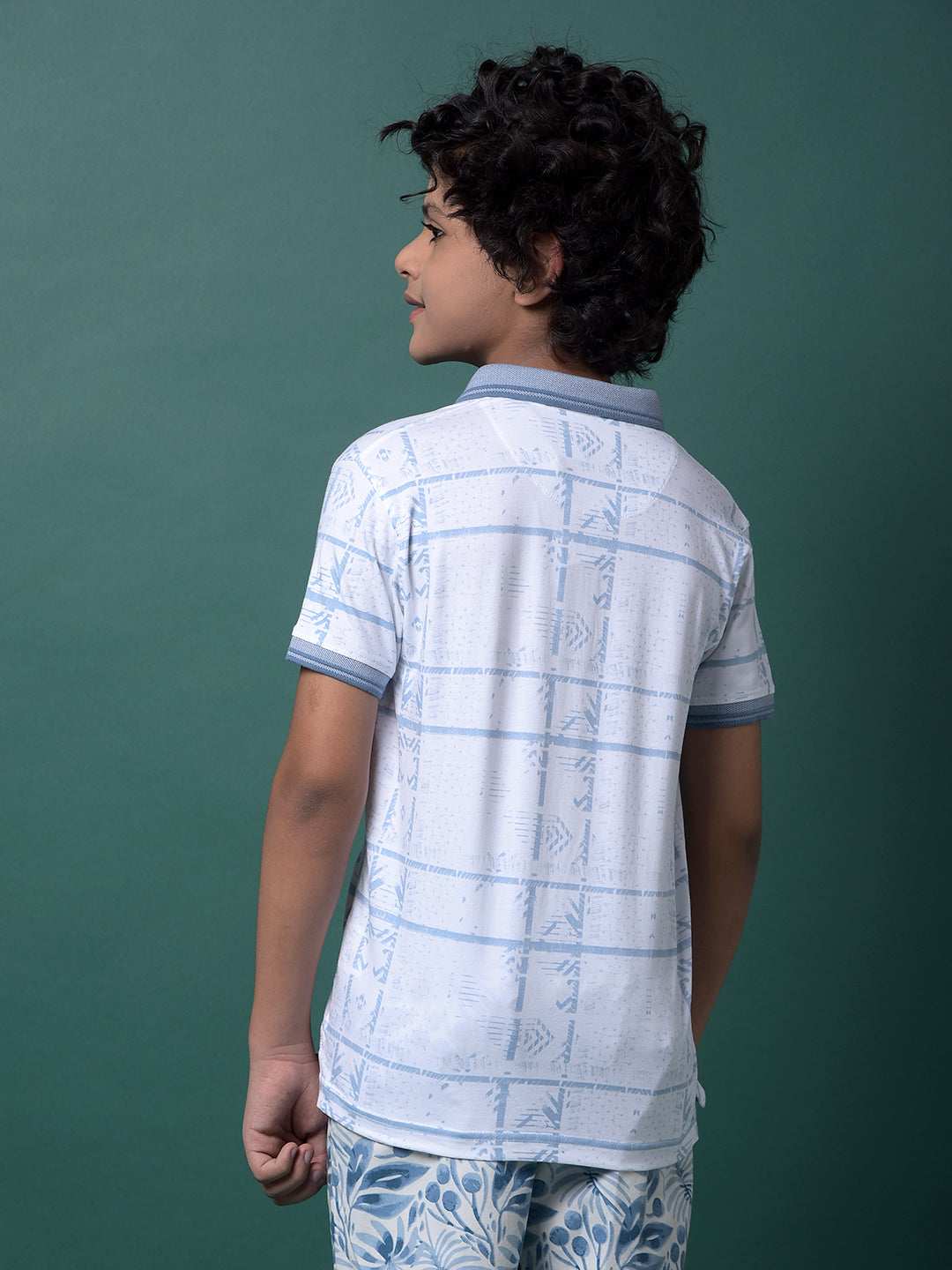 CRIMSOUNE CLUB BOYS T-SHIRT BLUE
