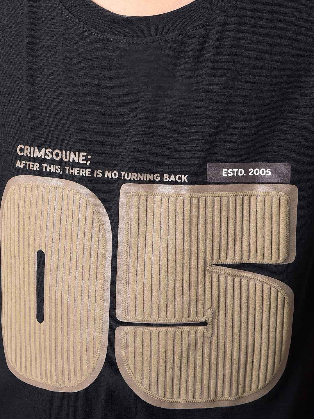 CRIMSOUNE CLUB BOYS T-SHIRT BLACK