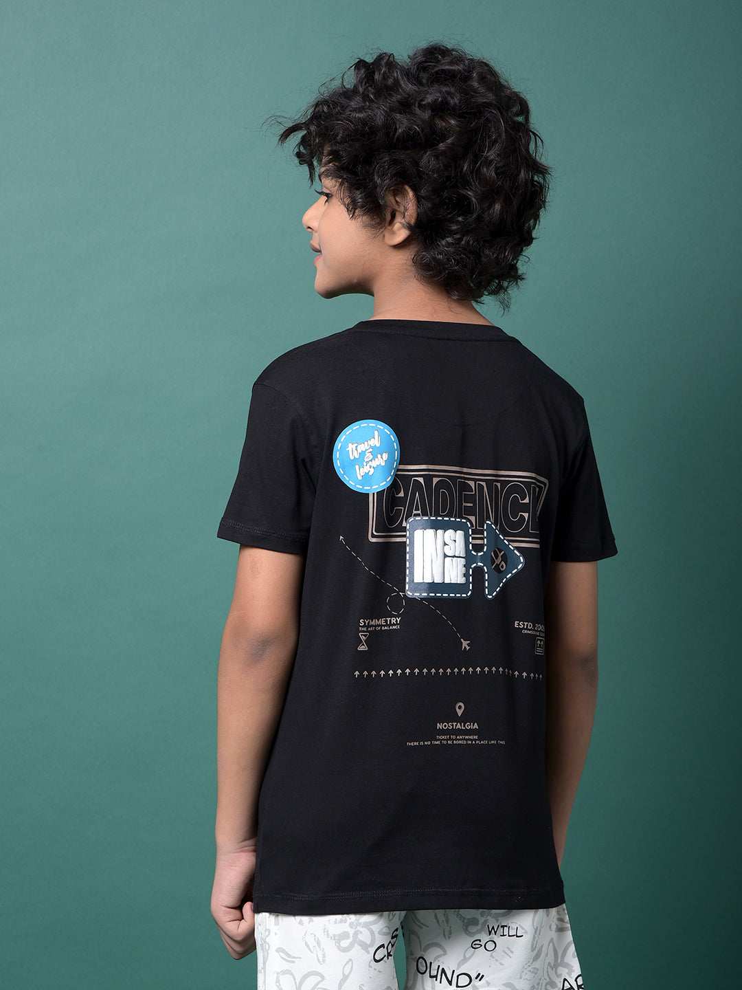 CRIMSOUNE CLUB BOYS T-SHIRT BLACK