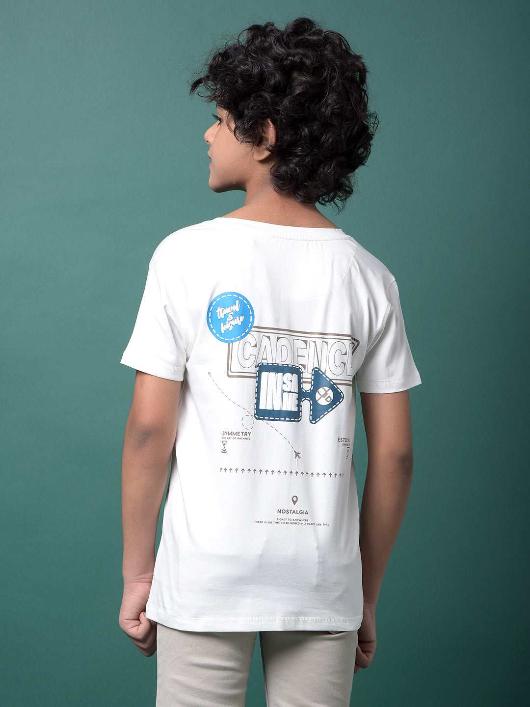 CRIMSOUNE CLUB BOYS T-SHIRT WHITE