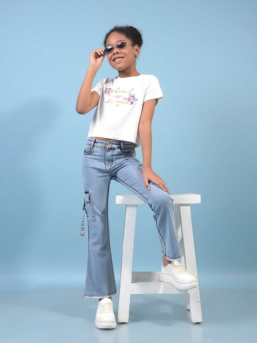 CRIMSOUNE CLUB GIRLS JEANS