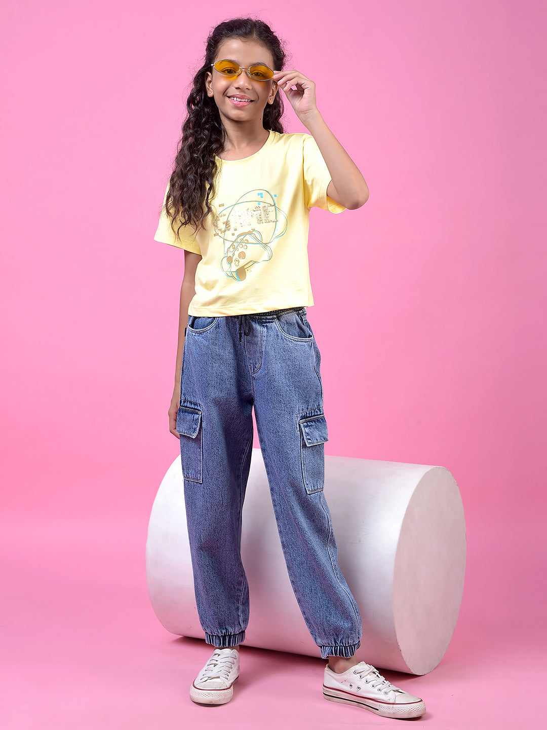 CRIMSOUNE CLUB GIRLS JEANS