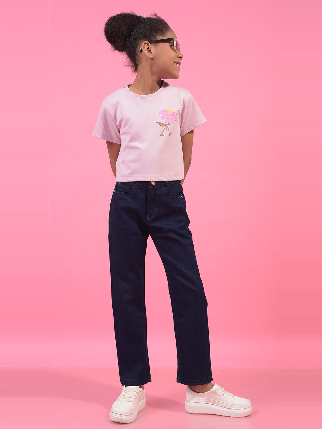 CRIMSOUNE CLUB GIRLS T-SHIRT LILAC
