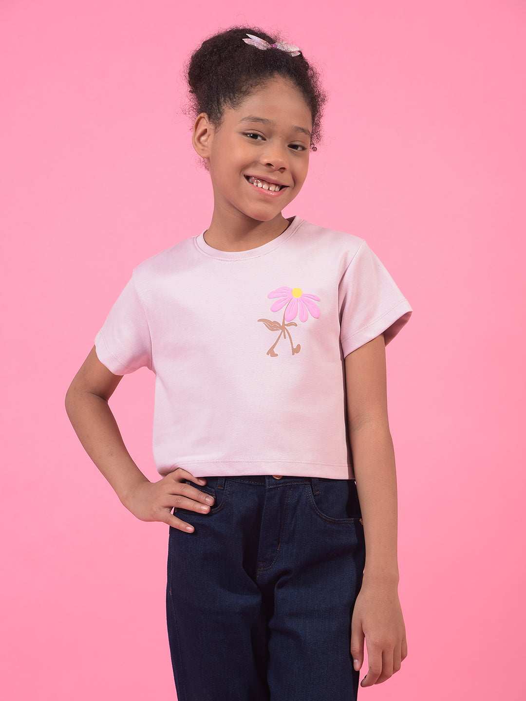 CRIMSOUNE CLUB GIRLS T-SHIRT LILAC