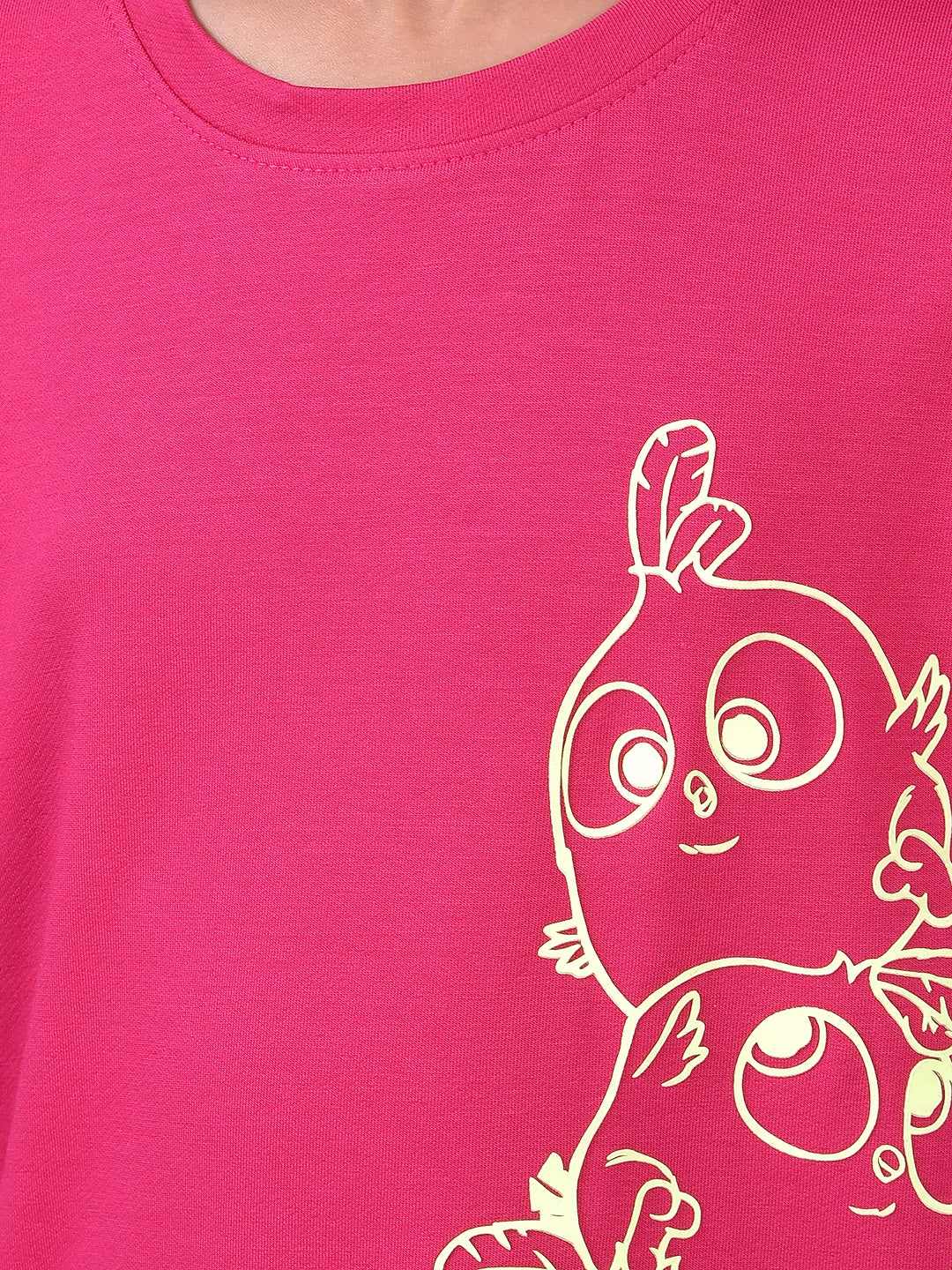 CRIMSOUNE CLUB GIRLS T-SHIRT HOT PINK