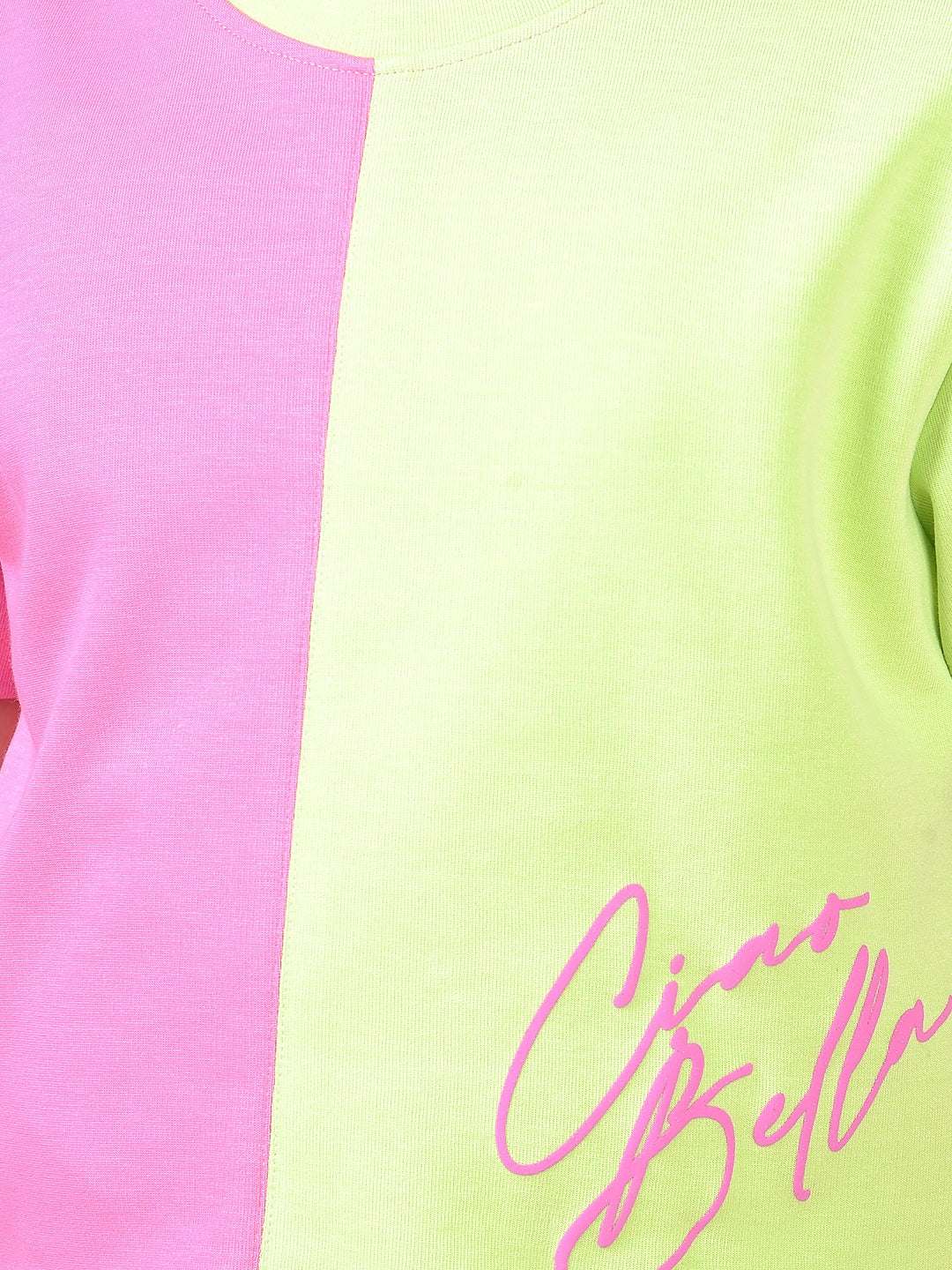 CRIMSOUNE CLUB GIRLS T-SHIRT NEON GREEN