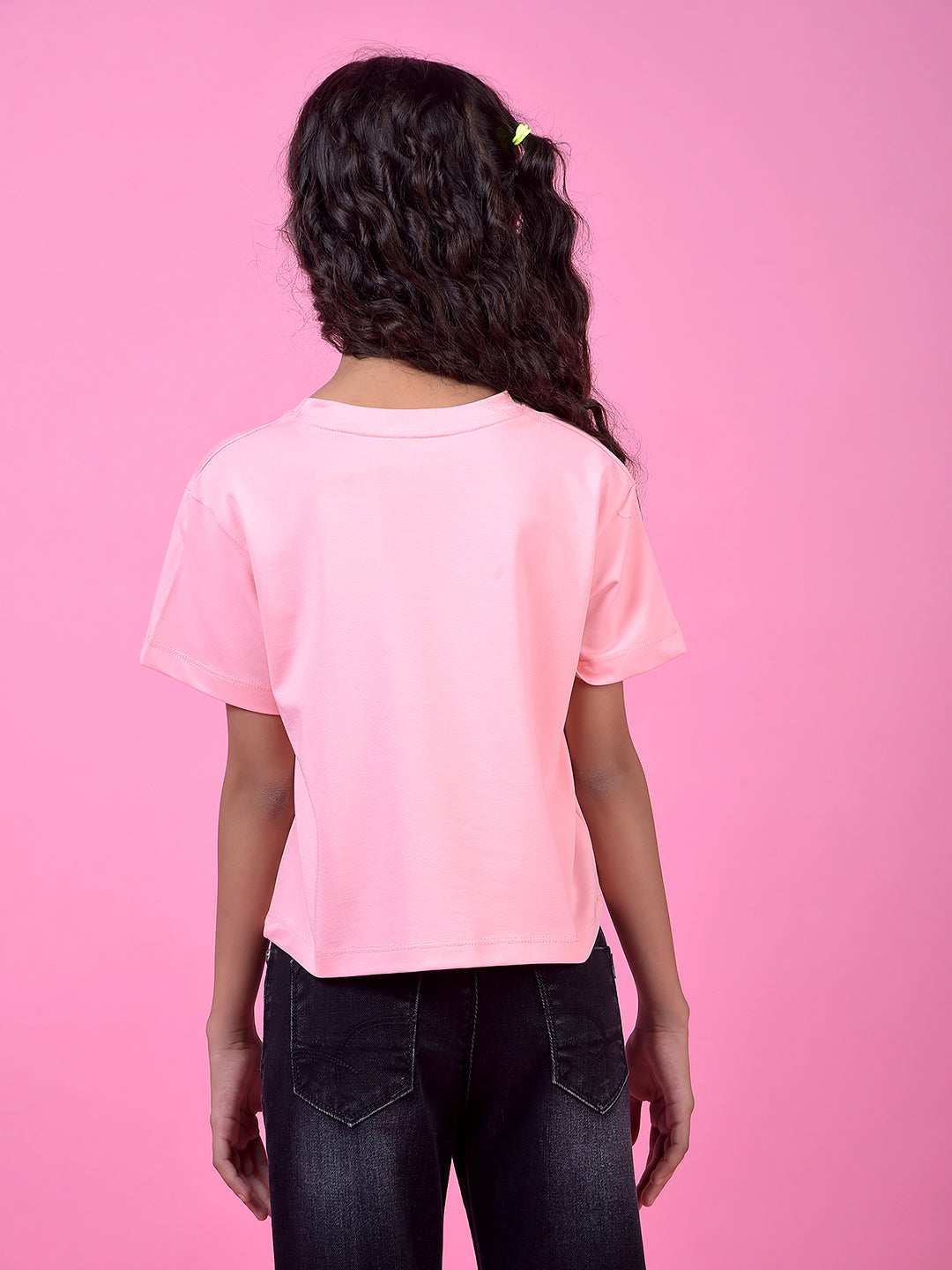 CRIMSOUNE CLUB GIRLS T-SHIRT PINK