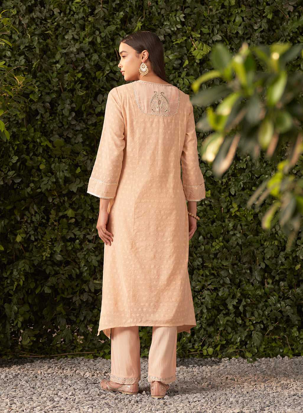 LAKSHITA LADIES WESTERN KURTI 3PCS SET LK04189 18A PEACH