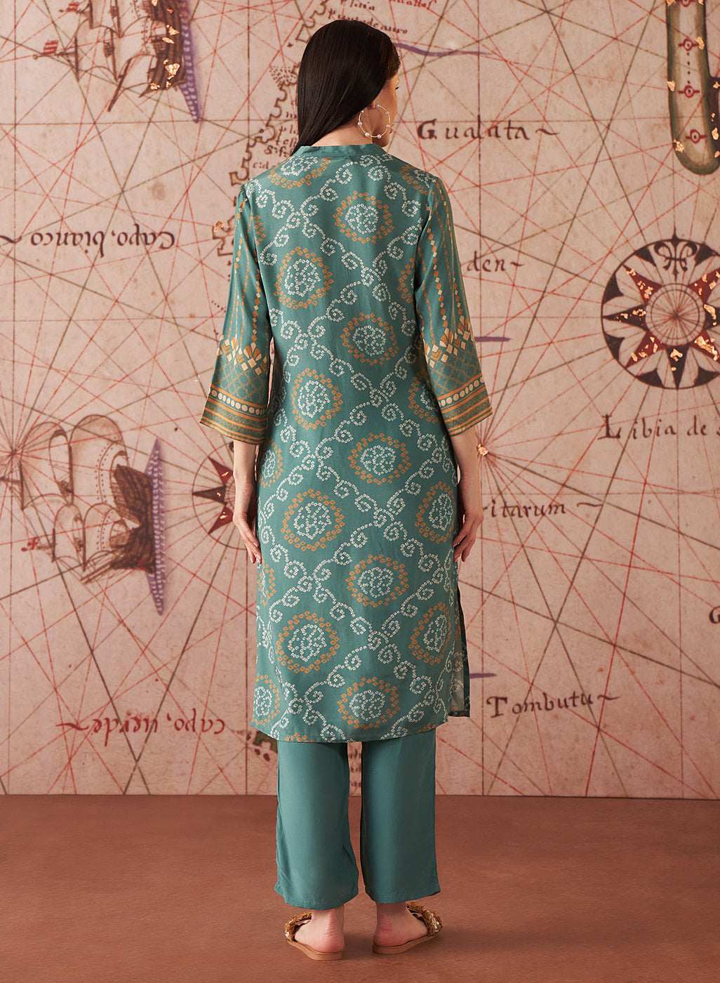 LAKSHITA LADIES WESTERN KURTI 3PCS SET LK04640 3 L. Green