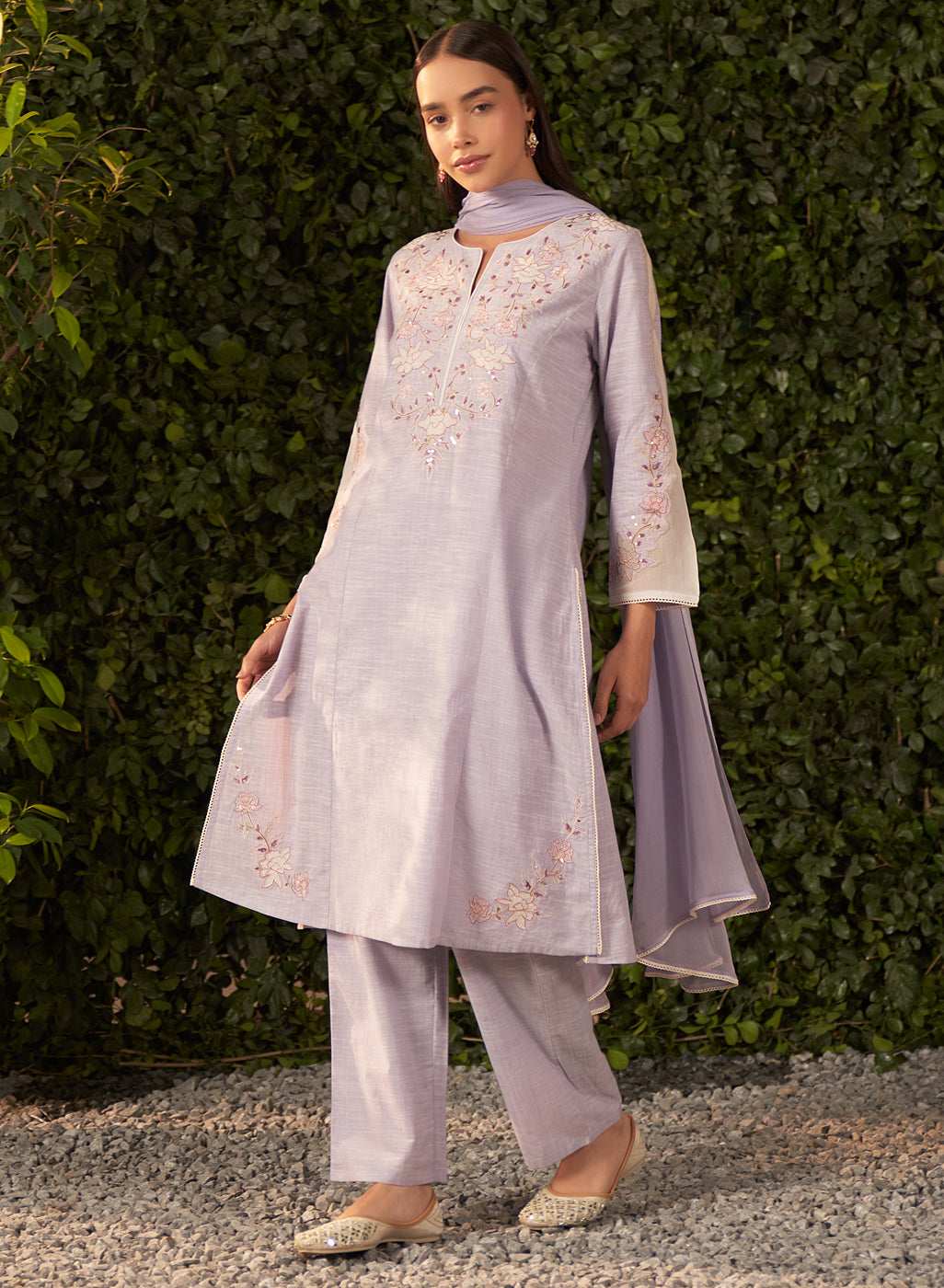 LAKSHITA LADIES WESTERN KURTI 3PCS SET LK04647 14 PURPLE