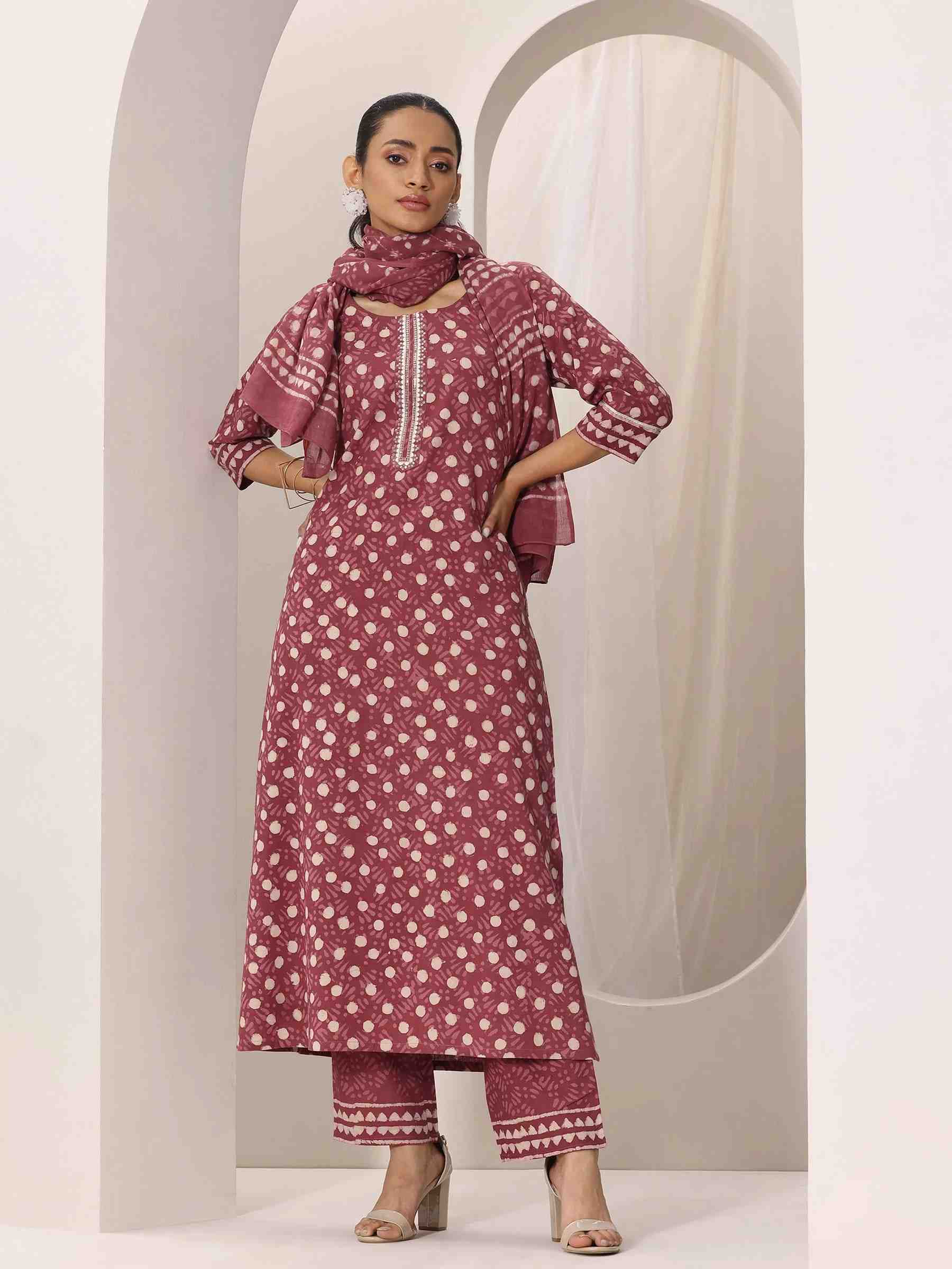 LIBAS LADIES WESTERN KURTI 3PCS SET