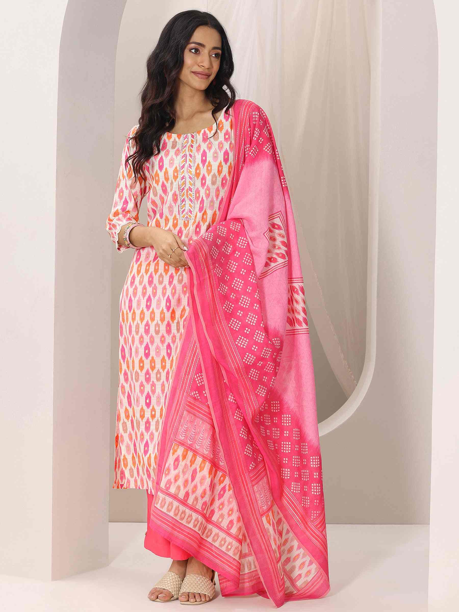 LIBAS LADIES WESTERN KURTI 3PCS SET
