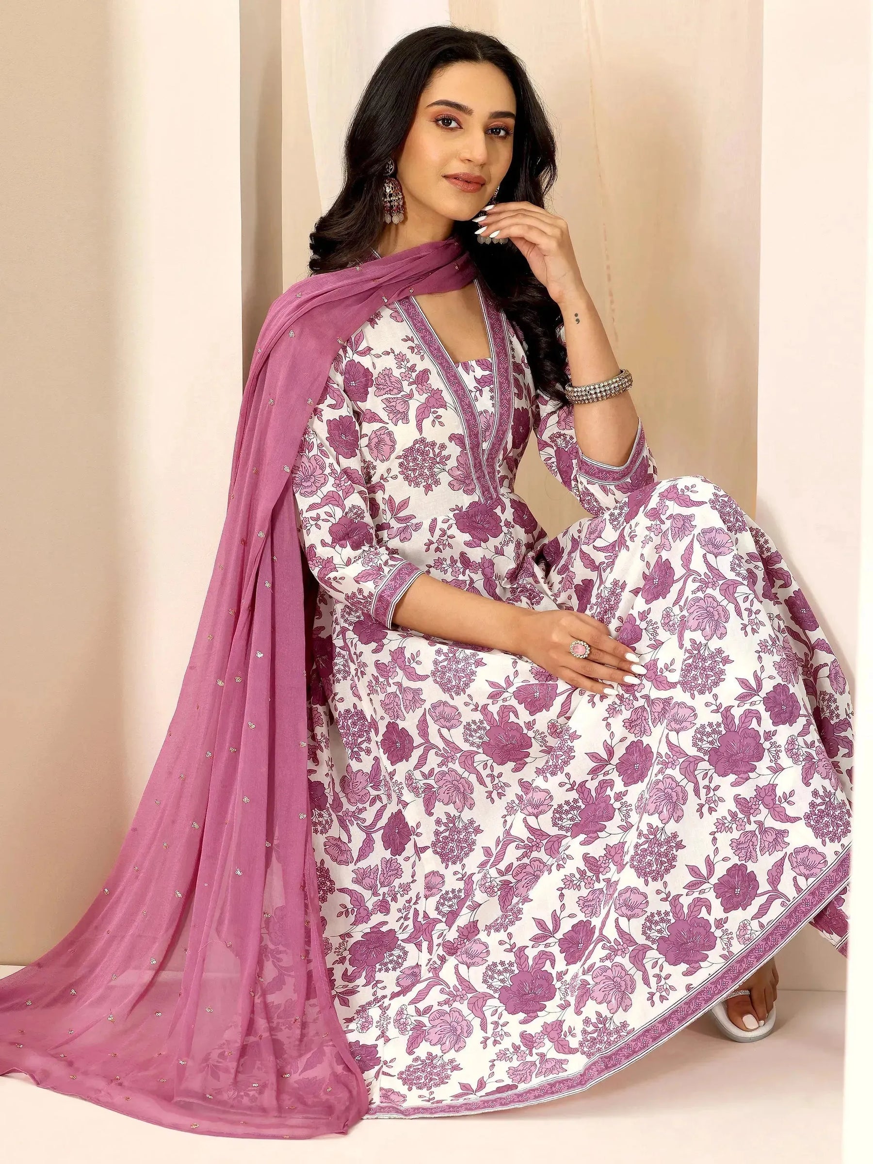 LIBAS LADIES WESTERN KURTI 3PCS SET
