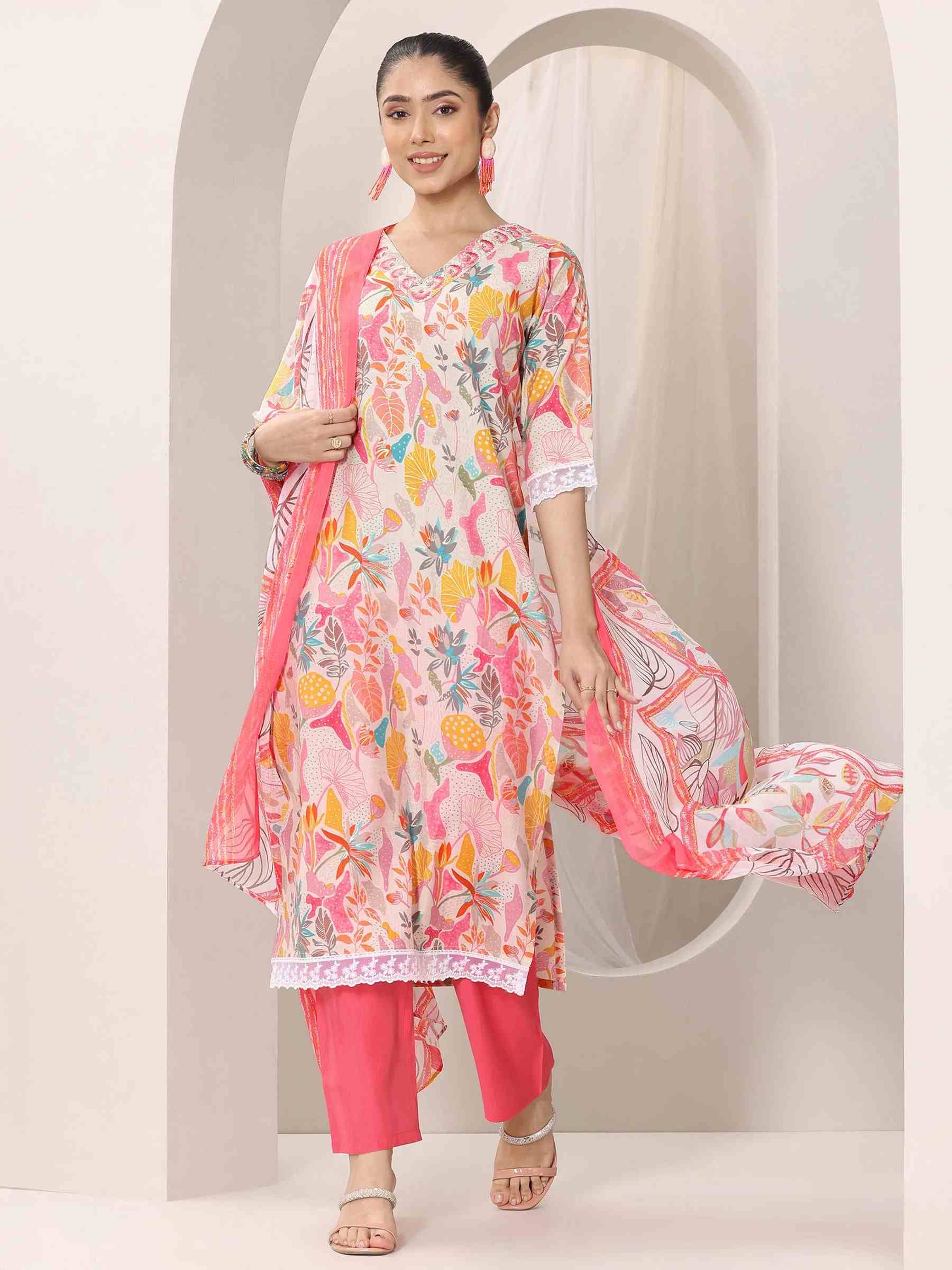 LIBAS LADIES WESTERN KURTI 3PCS SET
