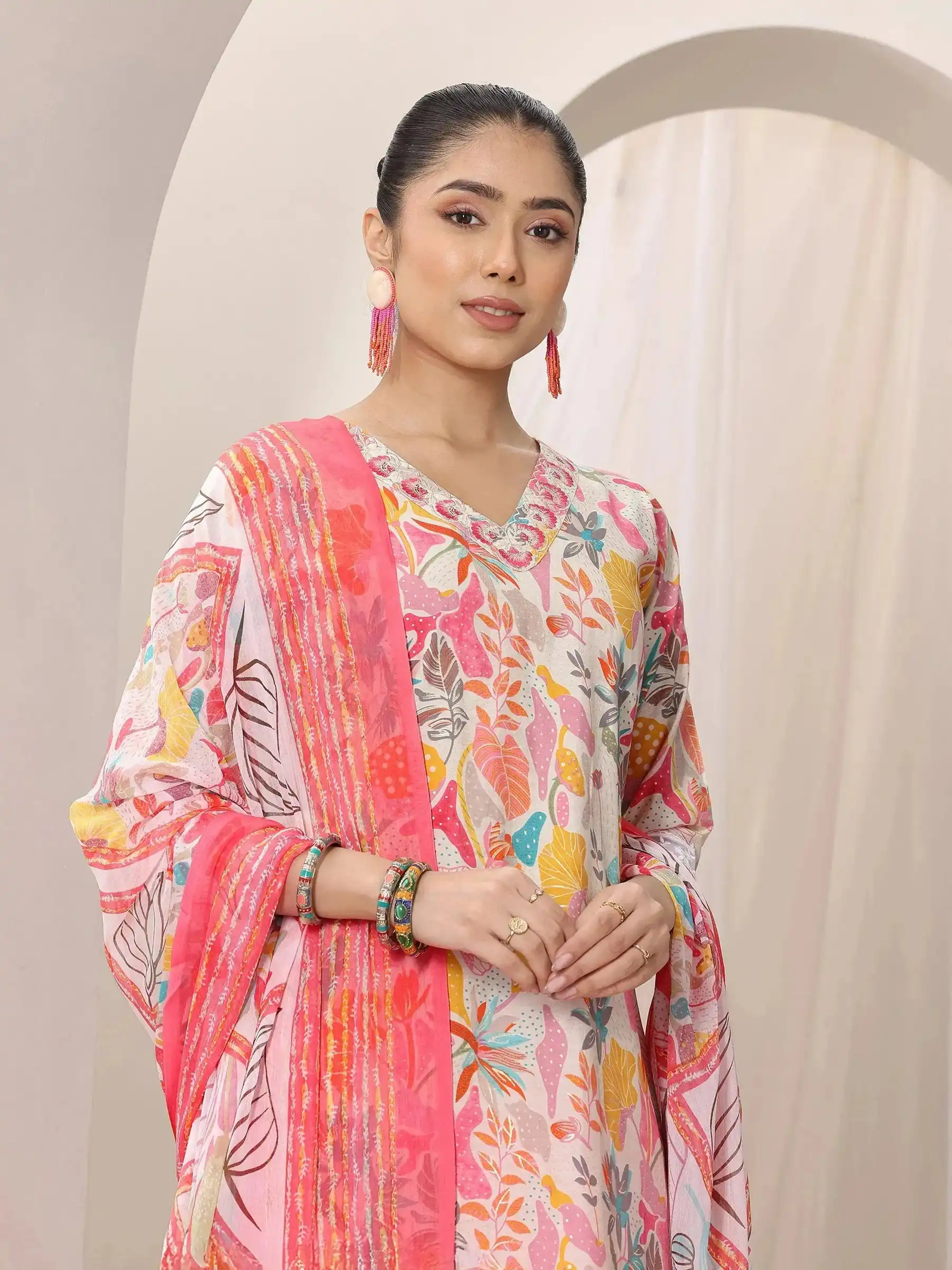 LIBAS LADIES WESTERN KURTI 3PCS SET