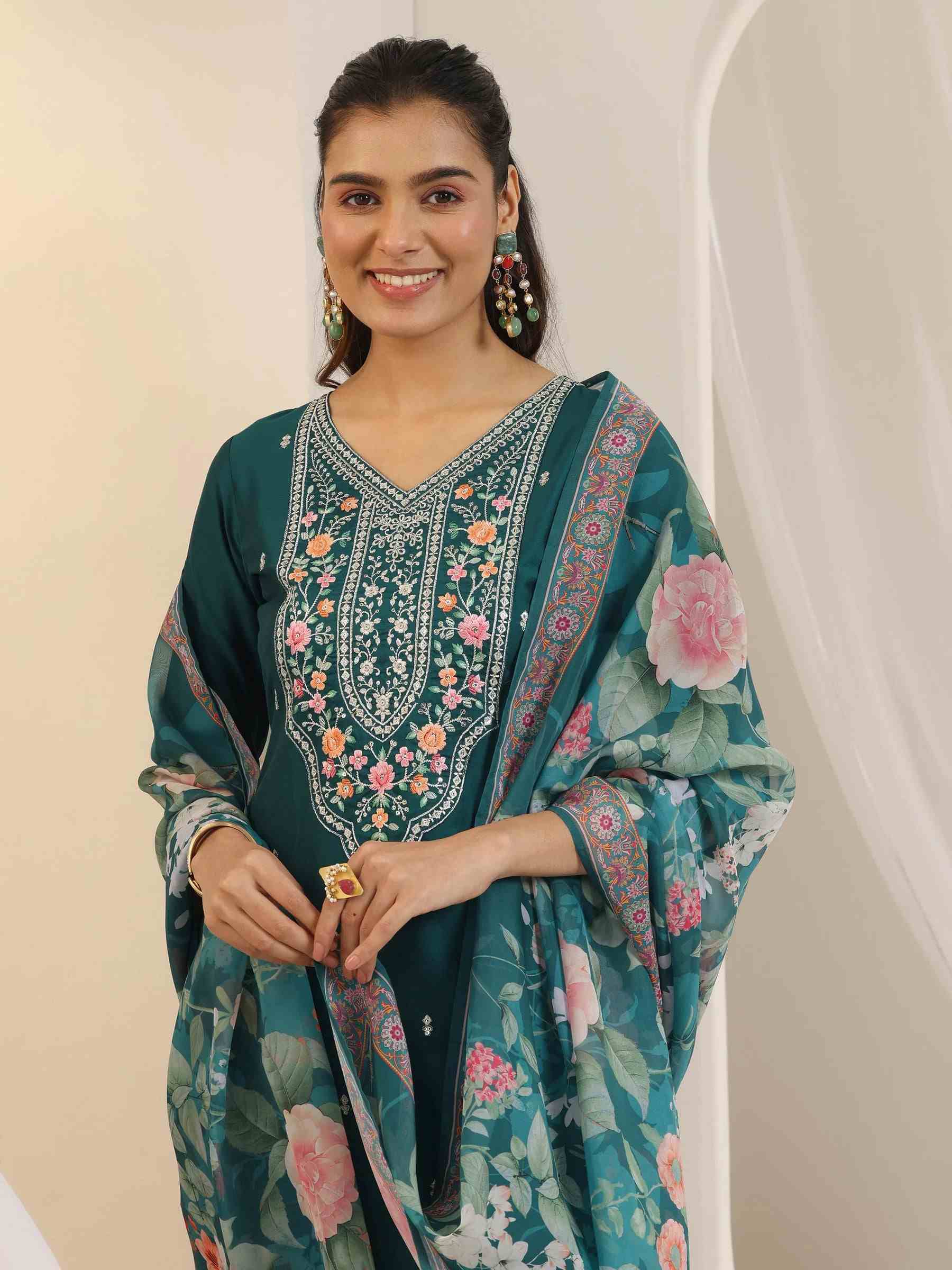 LIBAS LADIES WESTERN KURTI 3PCS SET