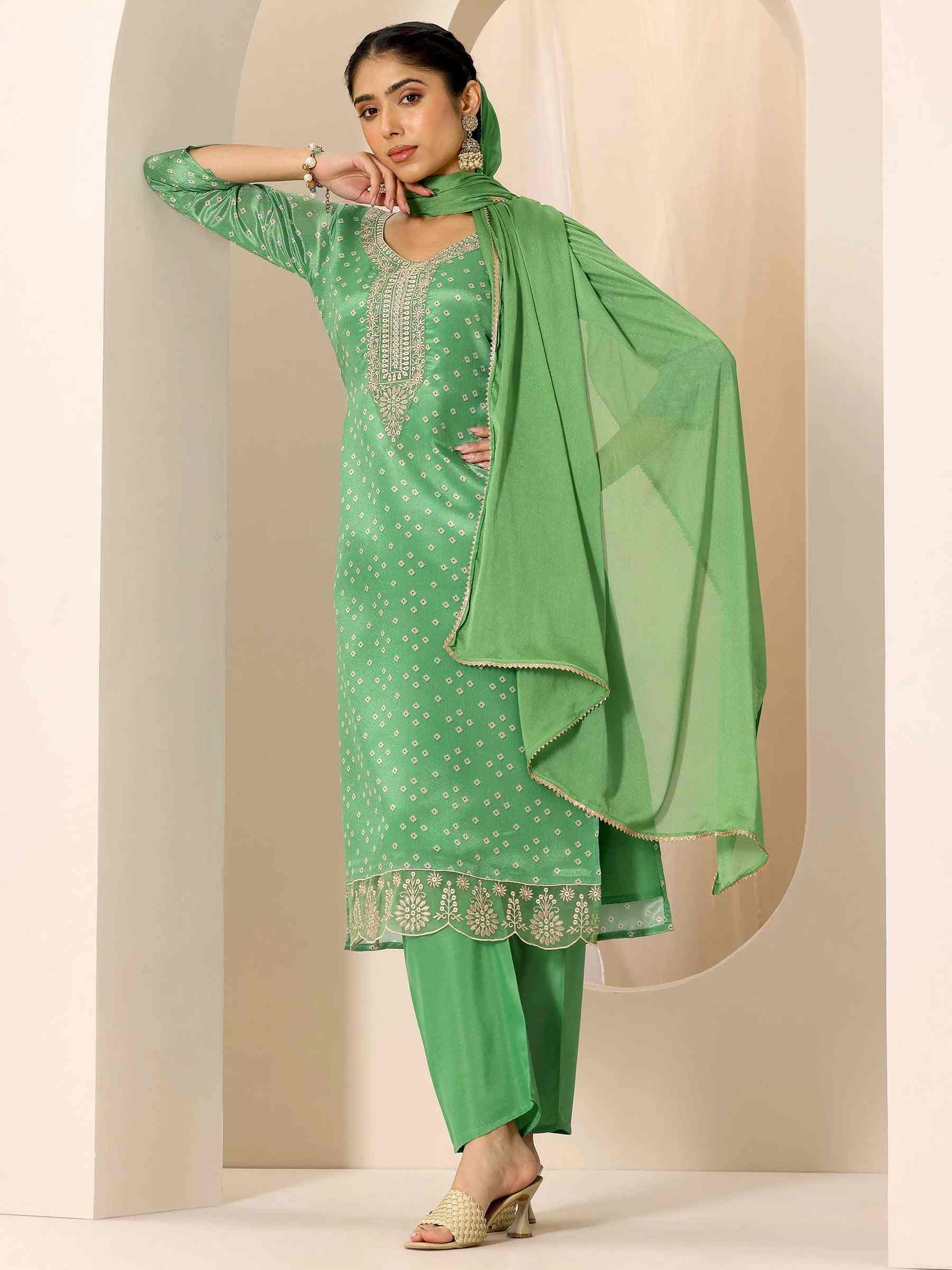 LIBAS LADIES WESTERN KURTI 3PCS SET